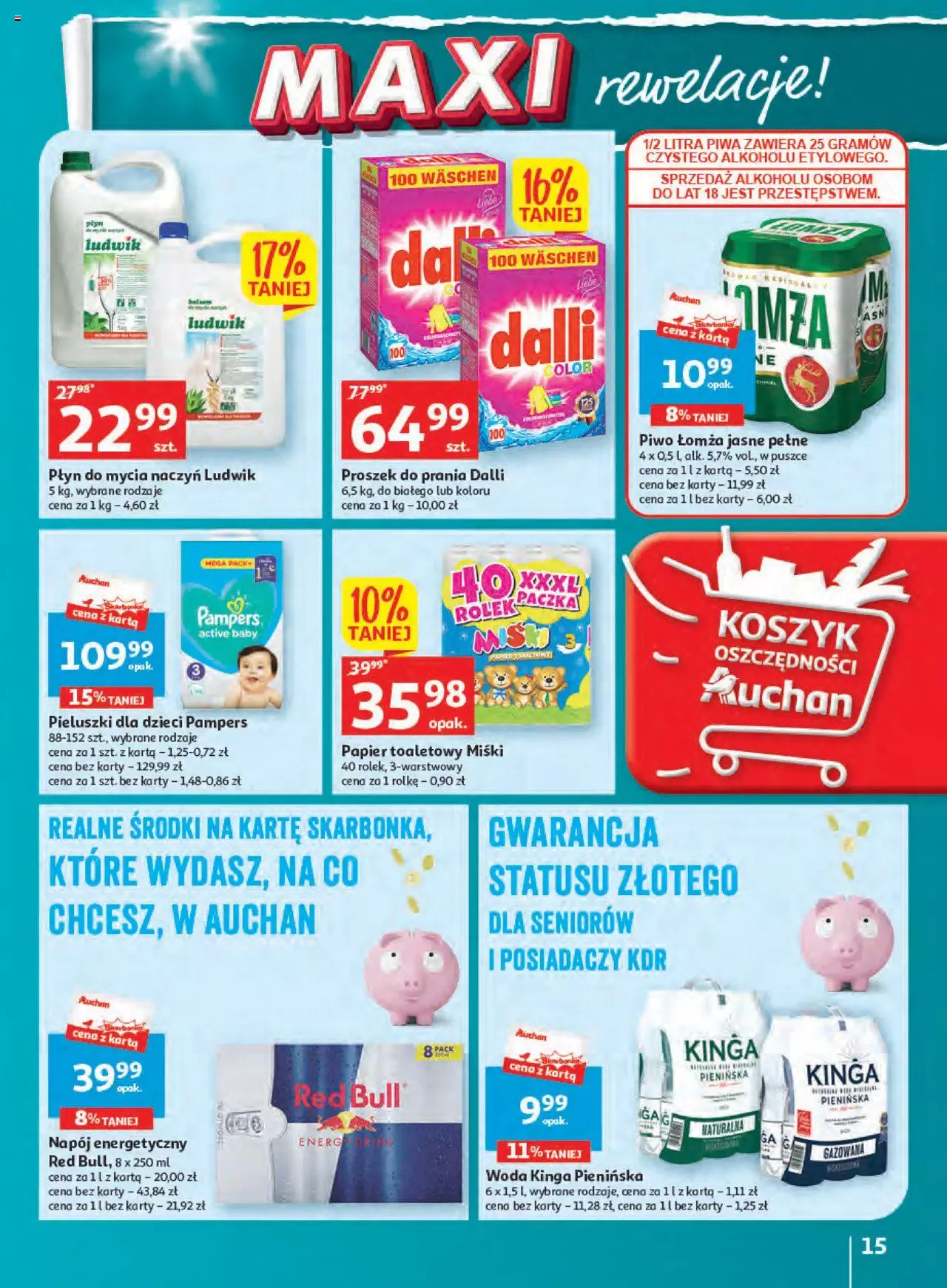 Auchan majowe odkrycia cenowe Hipermarket Gazetka  od 04.05.2023 do 10.05.2023 strona 15