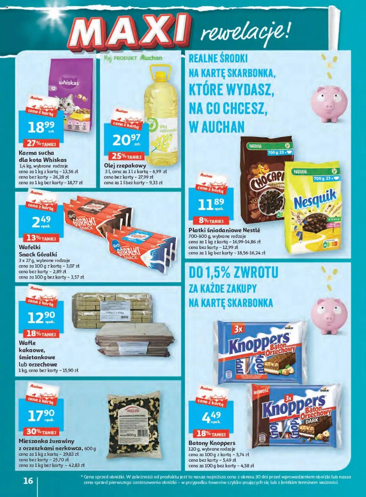 Auchan majowe odkrycia cenowe Hipermarket Gazetka  od 04.05.2023 do 10.05.2023 strona 16