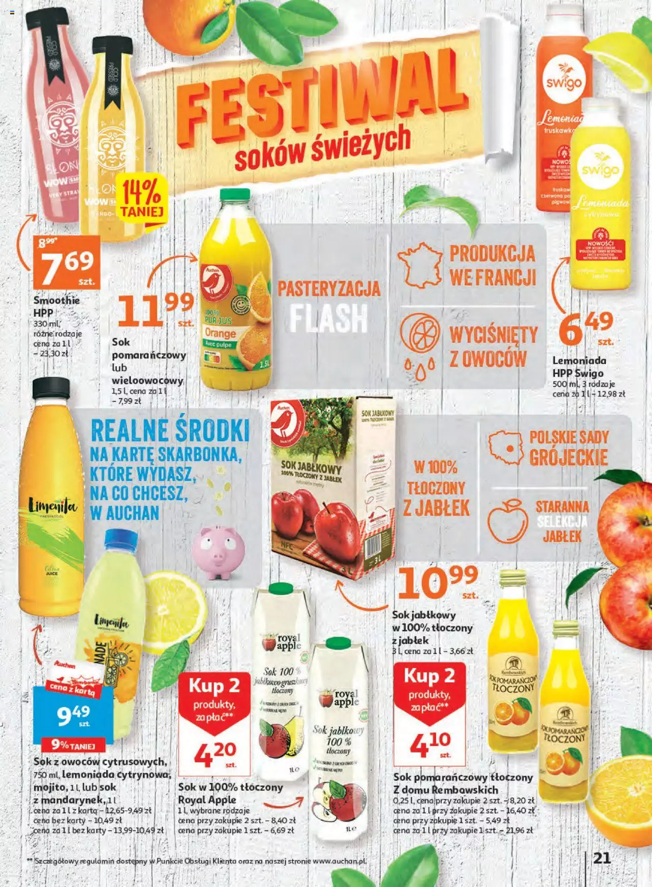Auchan majowe odkrycia cenowe Hipermarket Gazetka  od 04.05.2023 do 10.05.2023 strona 21