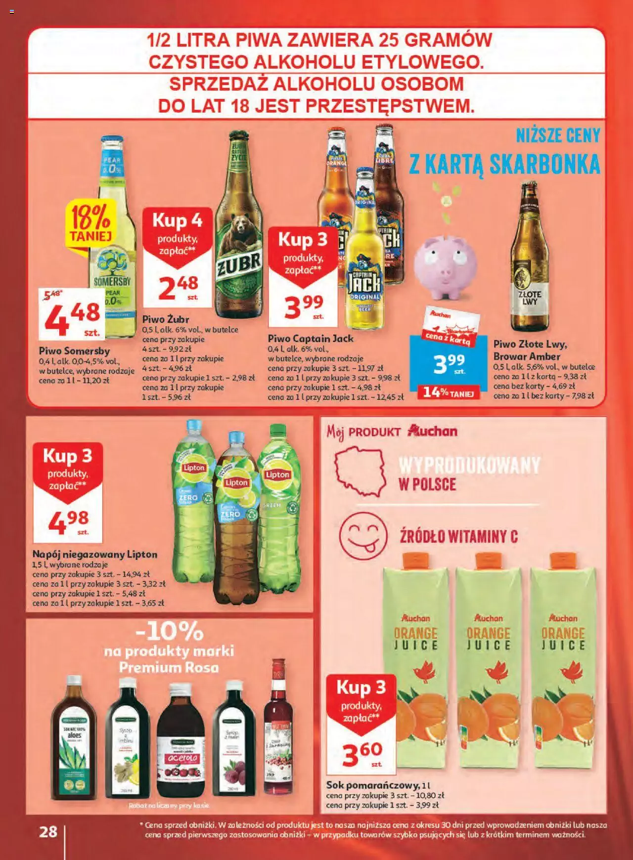 Auchan majowe odkrycia cenowe Hipermarket Gazetka  od 04.05.2023 do 10.05.2023 strona 28