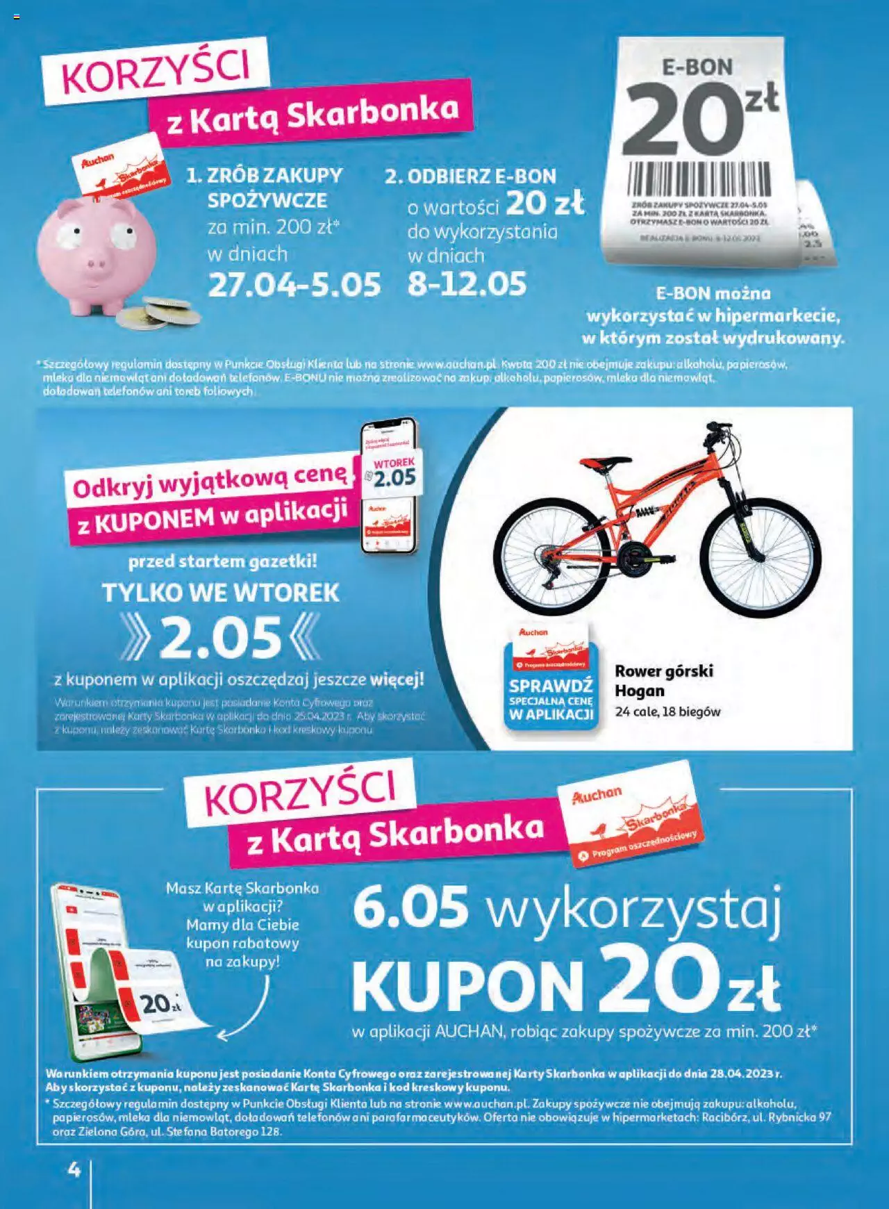 Auchan majowe odkrycia cenowe Hipermarket Gazetka  od 04.05.2023 do 10.05.2023 strona 4