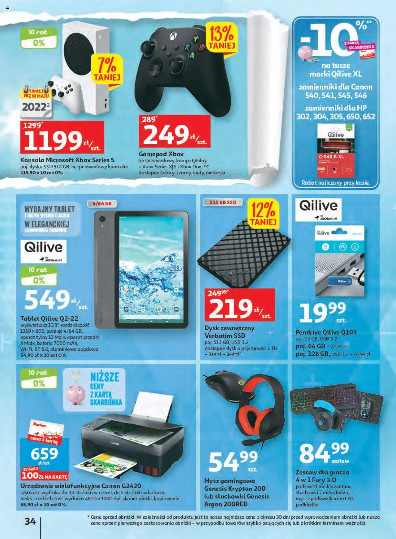 Auchan majowe odkrycia cenowe Hipermarket Gazetka  od 04.05.2023 do 10.05.2023 strona 34