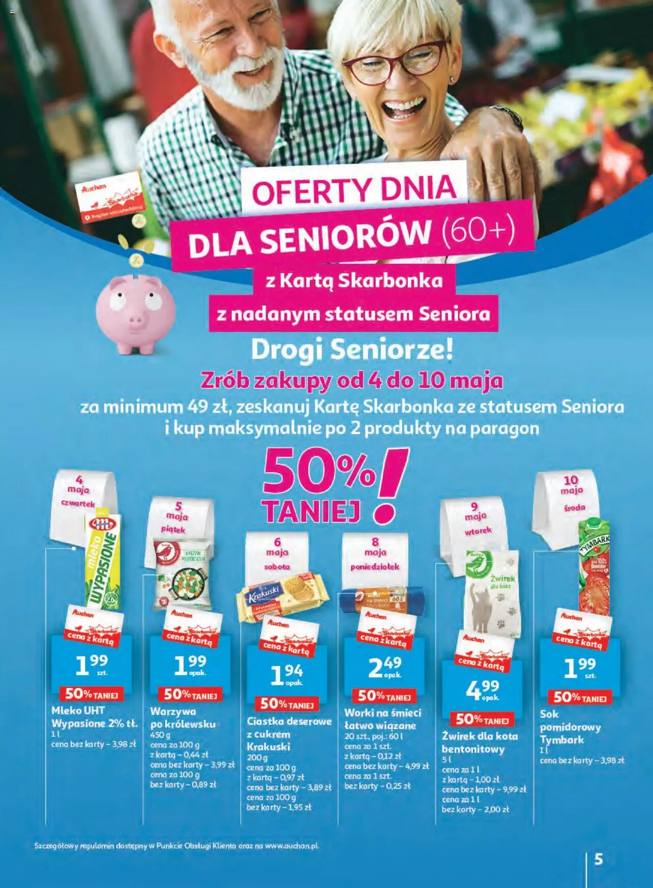 Auchan majowe odkrycia cenowe Hipermarket Gazetka  od 04.05.2023 do 10.05.2023 strona 5