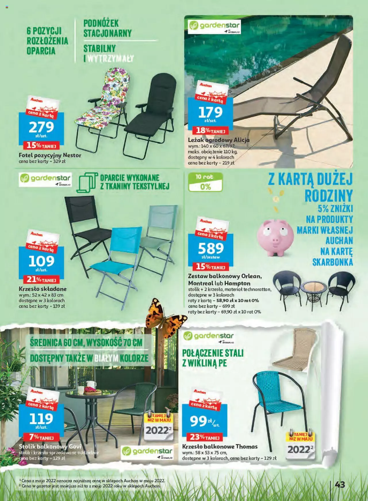 Auchan majowe odkrycia cenowe Hipermarket Gazetka  od 04.05.2023 do 10.05.2023 strona 43