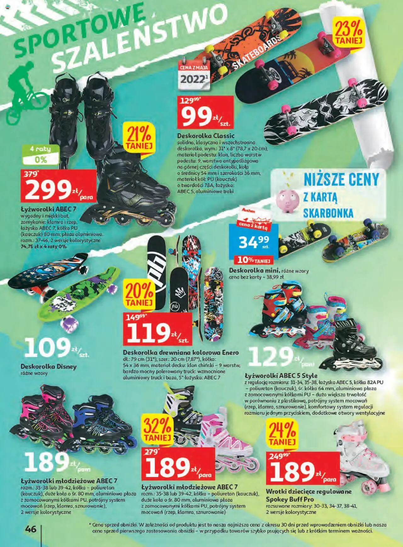 Auchan majowe odkrycia cenowe Hipermarket Gazetka  od 04.05.2023 do 10.05.2023 strona 46