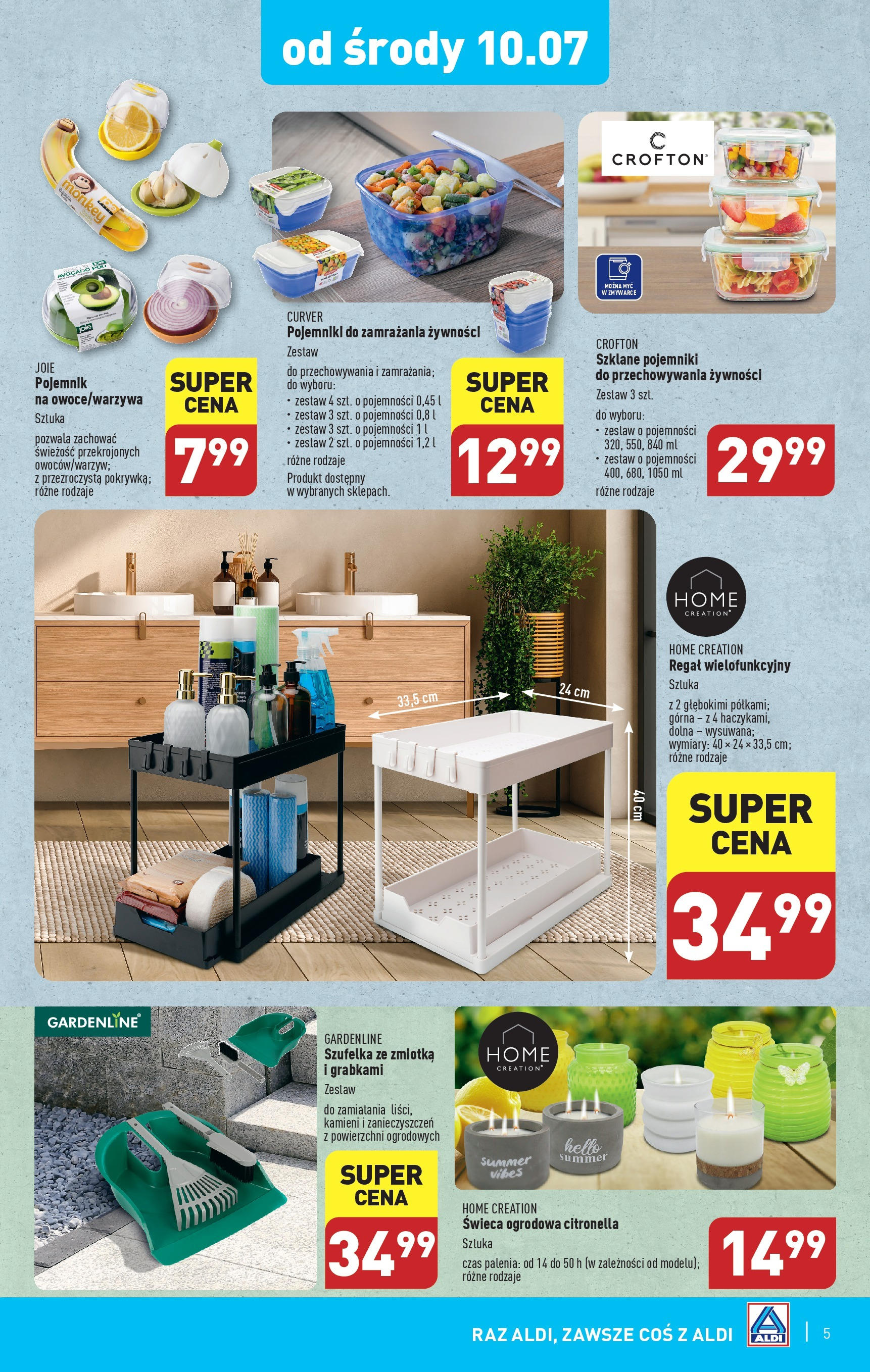 Aldi Artykuły przemysłowe i tekstylia Gazetka ważna od 08.07.2024 do 13.07.2024 strona 2