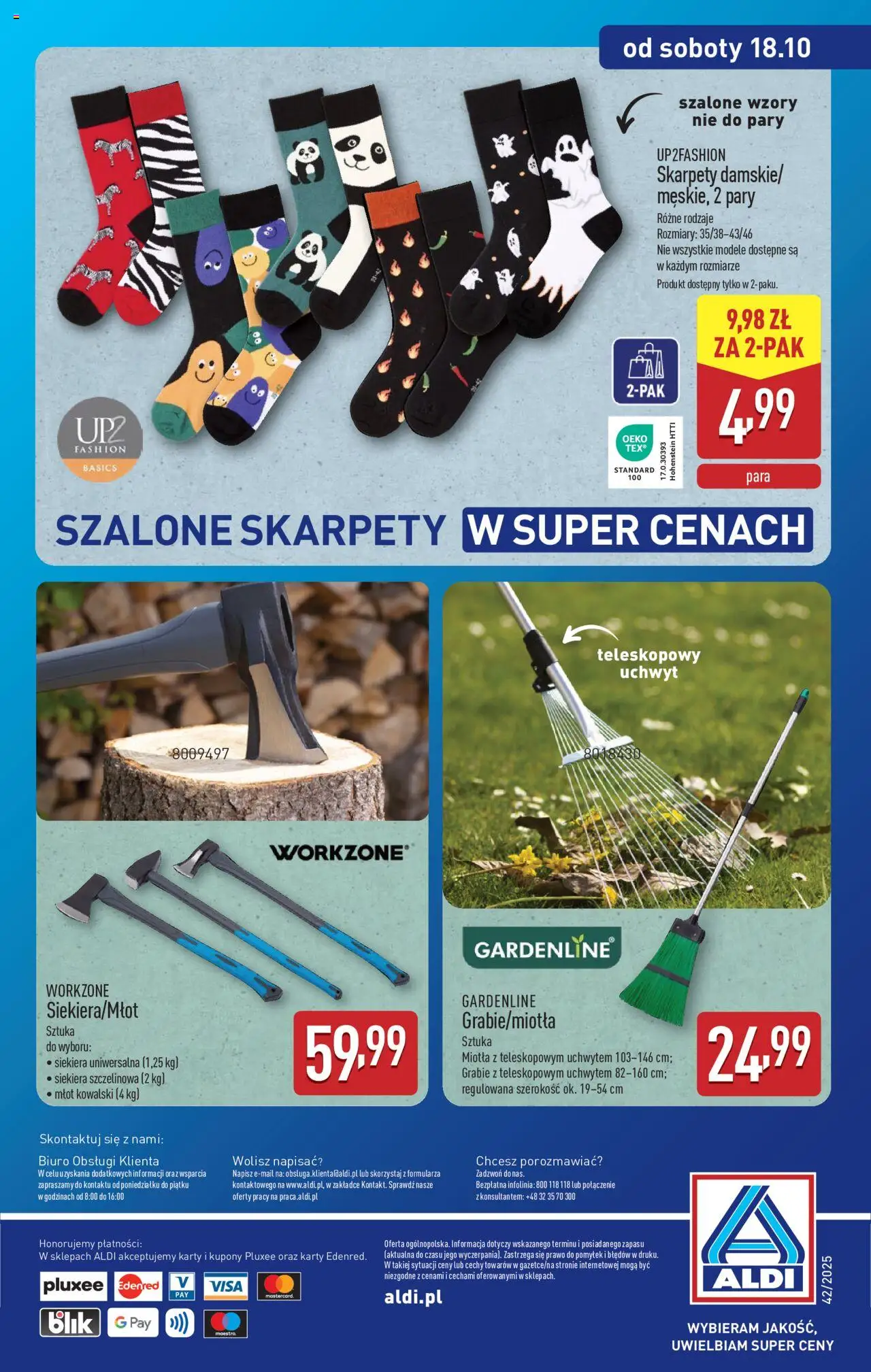 Aldi Artykuły przemysłowe i tekstylia Gazetka ważna  od  13.10.2025 strona 19