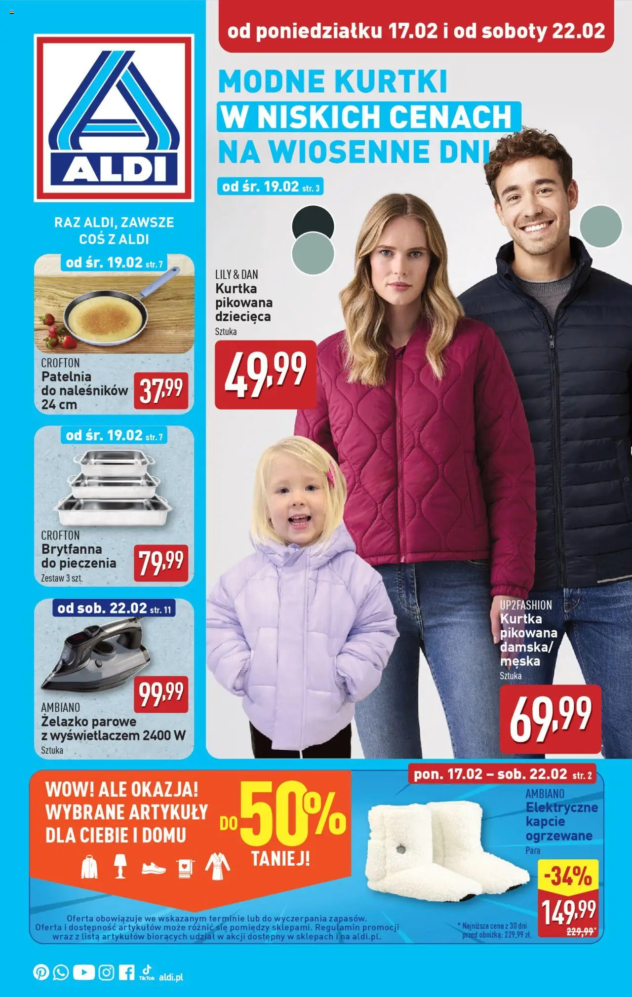 Aldi Artykuły przemysłowe i tekstylia Gazetka  ważna od  17.02.2025 do 22.02.2025 strona 1