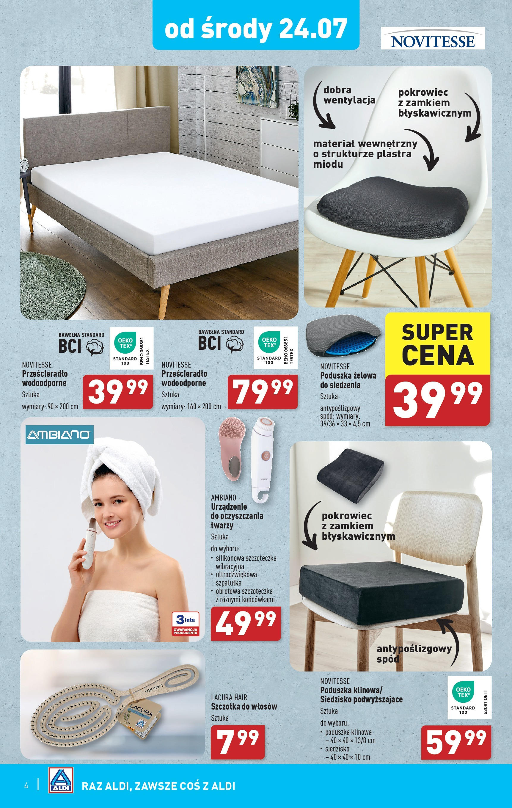 Aldi Artykuły przemysłowe i tekstylia Gazetka  ważna od 22.07.2024 do 27.07.2024 strona 2