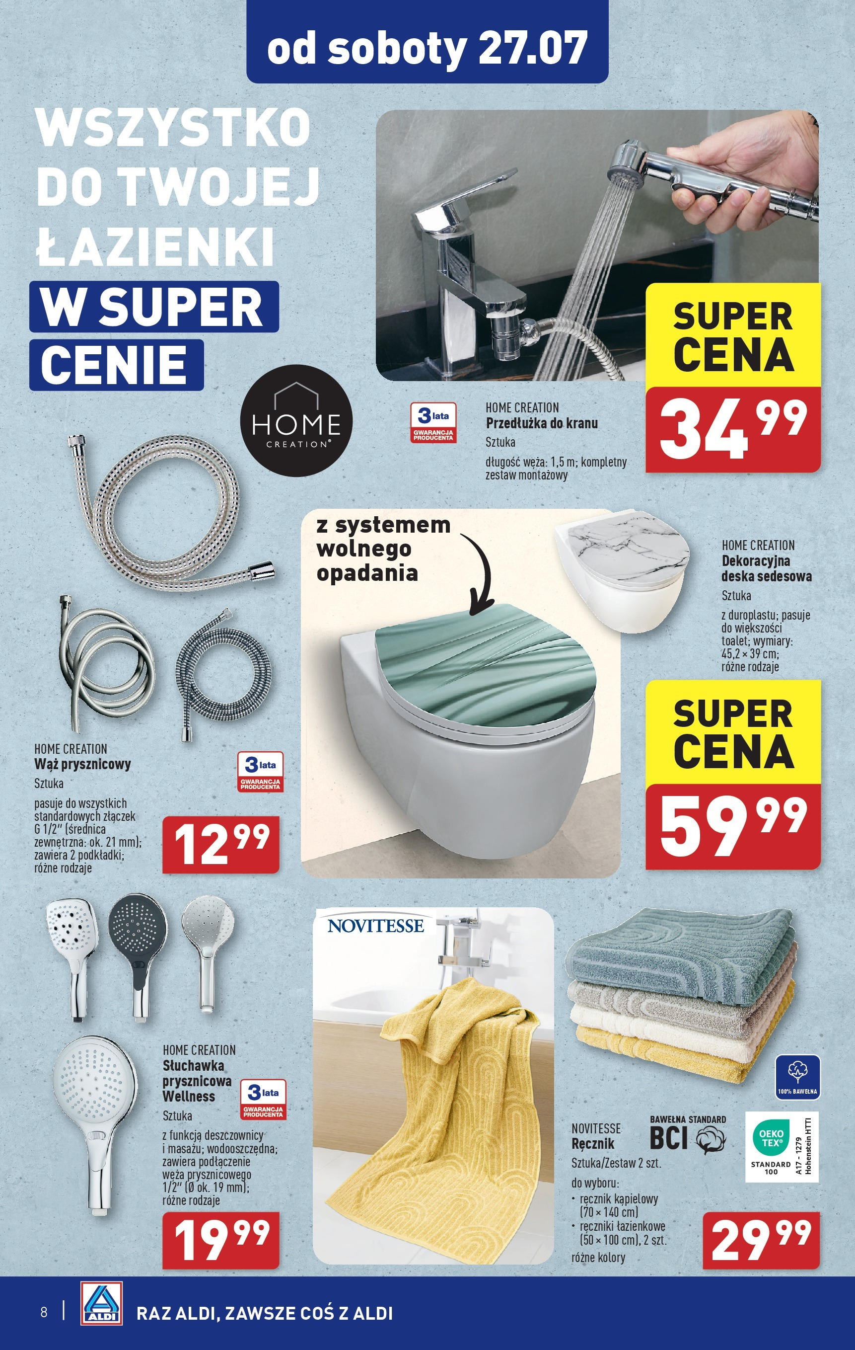 Aldi Artykuły przemysłowe i tekstylia Gazetka  ważna od 22.07.2024 do 27.07.2024 strona 6