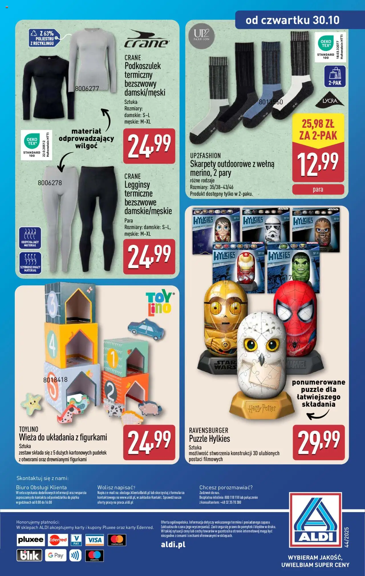 Aldi Artykuły przemysłowe i tekstylia  Gazetka ważna od 27.10.2025 strona 13