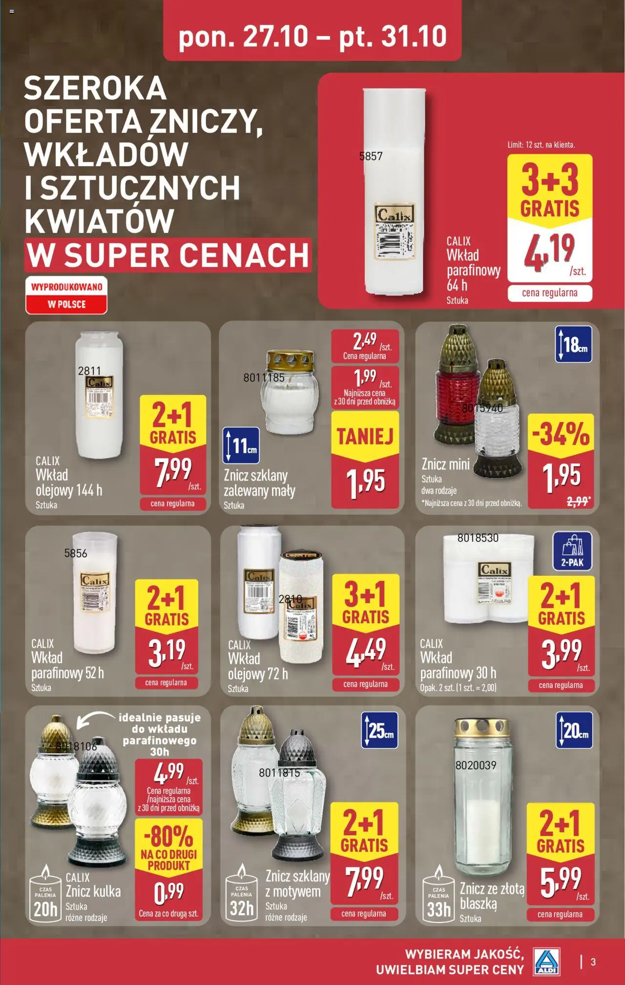 Aldi Artykuły przemysłowe i tekstylia  Gazetka ważna od 27.10.2025 strona 3