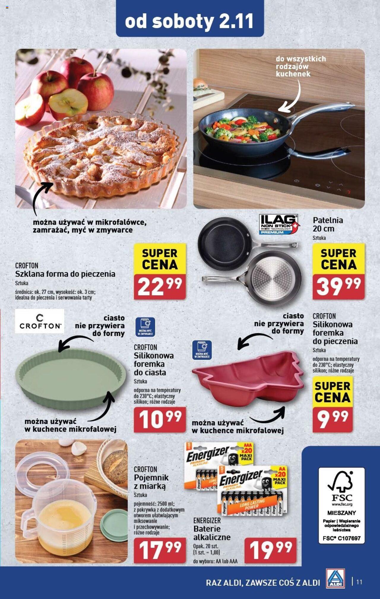 Aldi Artykuły przemysłowe i tekstylia Gazetka ważna od 28.10.2024 do 02.11.2024 strona 11
