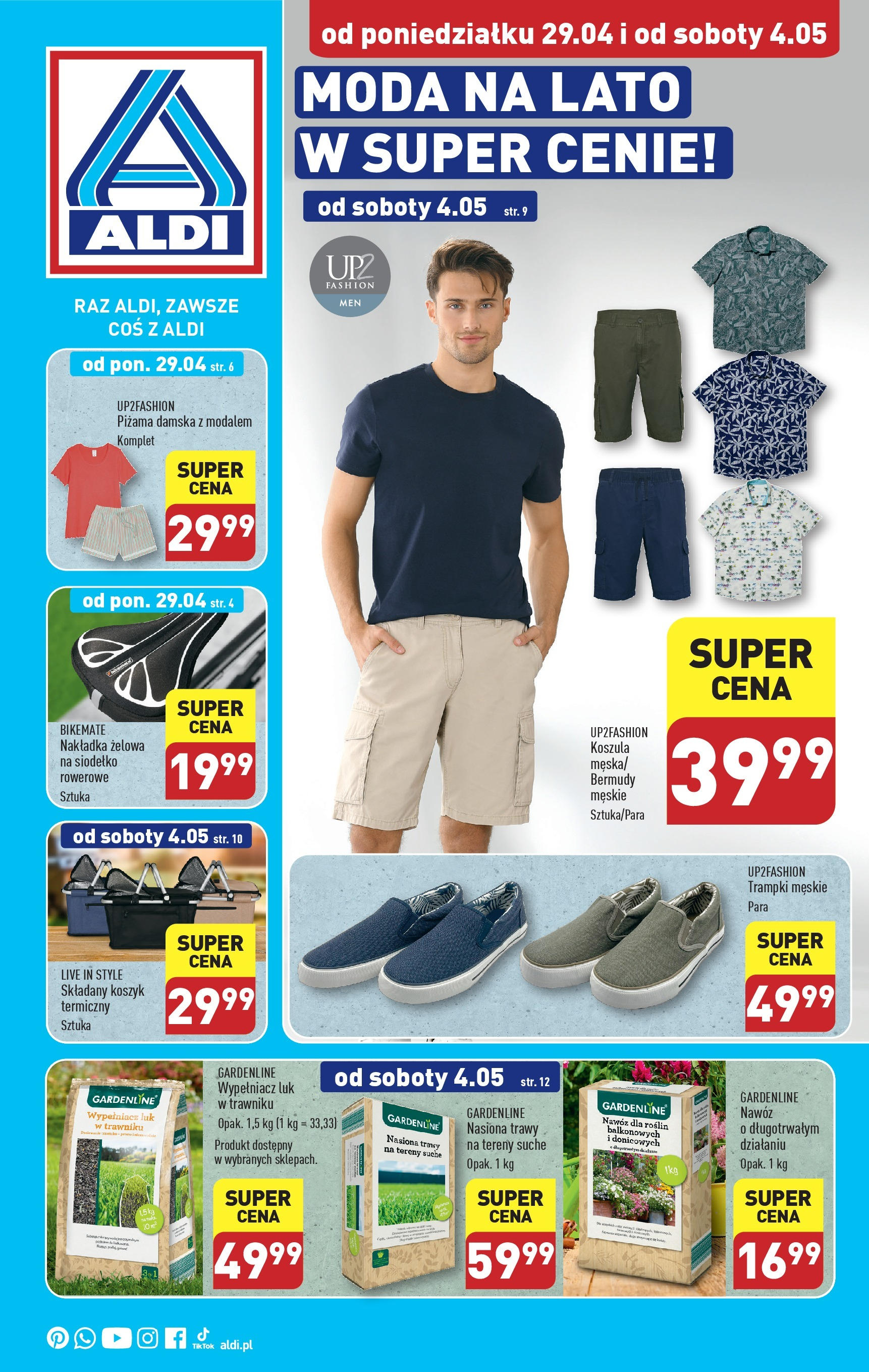 Aldi Artykuły przemysłowe i tekstylia Gazetka ważna od 29.04.2024 do 04.05.2024 strona 1