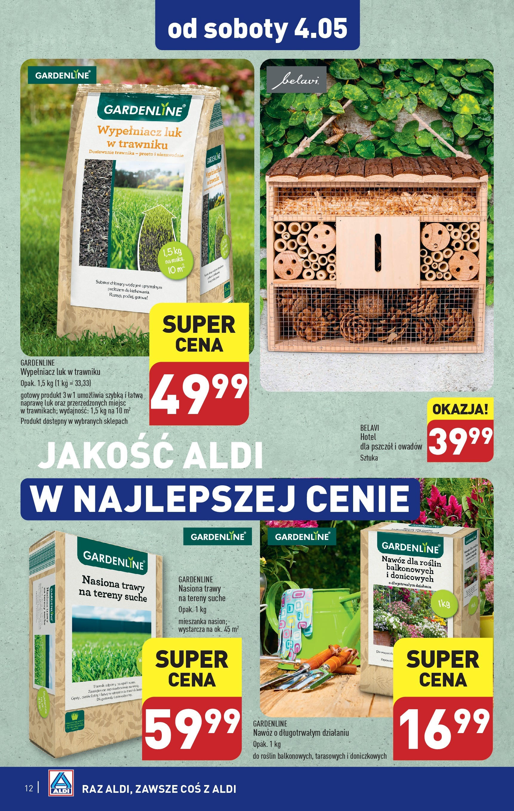 Aldi Artykuły przemysłowe i tekstylia Gazetka ważna od 29.04.2024 do 04.05.2024 strona 10