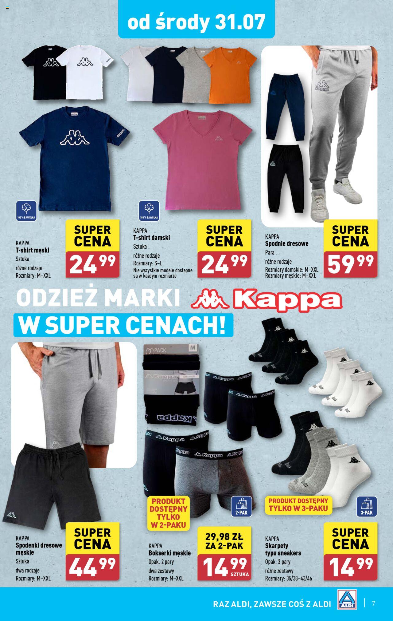 Aldi Artykuły przemysłowe i tekstylia Gazetka ważna  od 29.07.2024 do 03.08.2024 strona 7