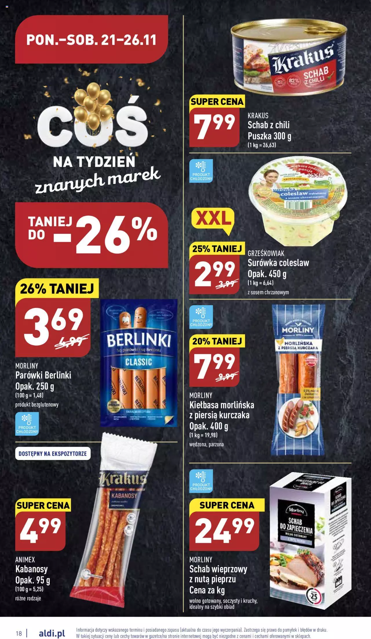Aldi BLACK FRIDAY Gazetka ważna od 21.11.2022 do 26.11.2022 strona 18