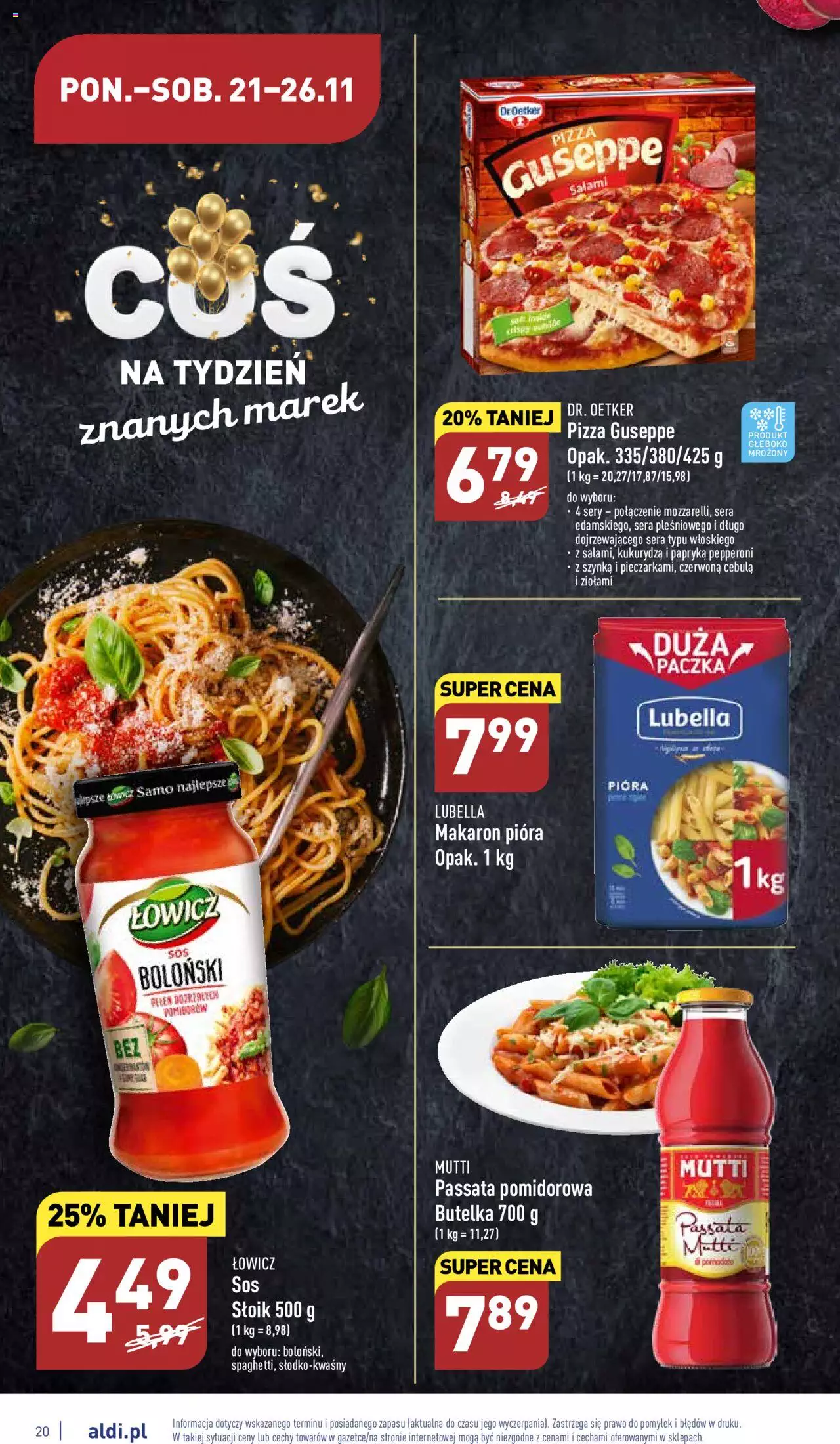 Aldi BLACK FRIDAY Gazetka ważna od 21.11.2022 do 26.11.2022 strona 20