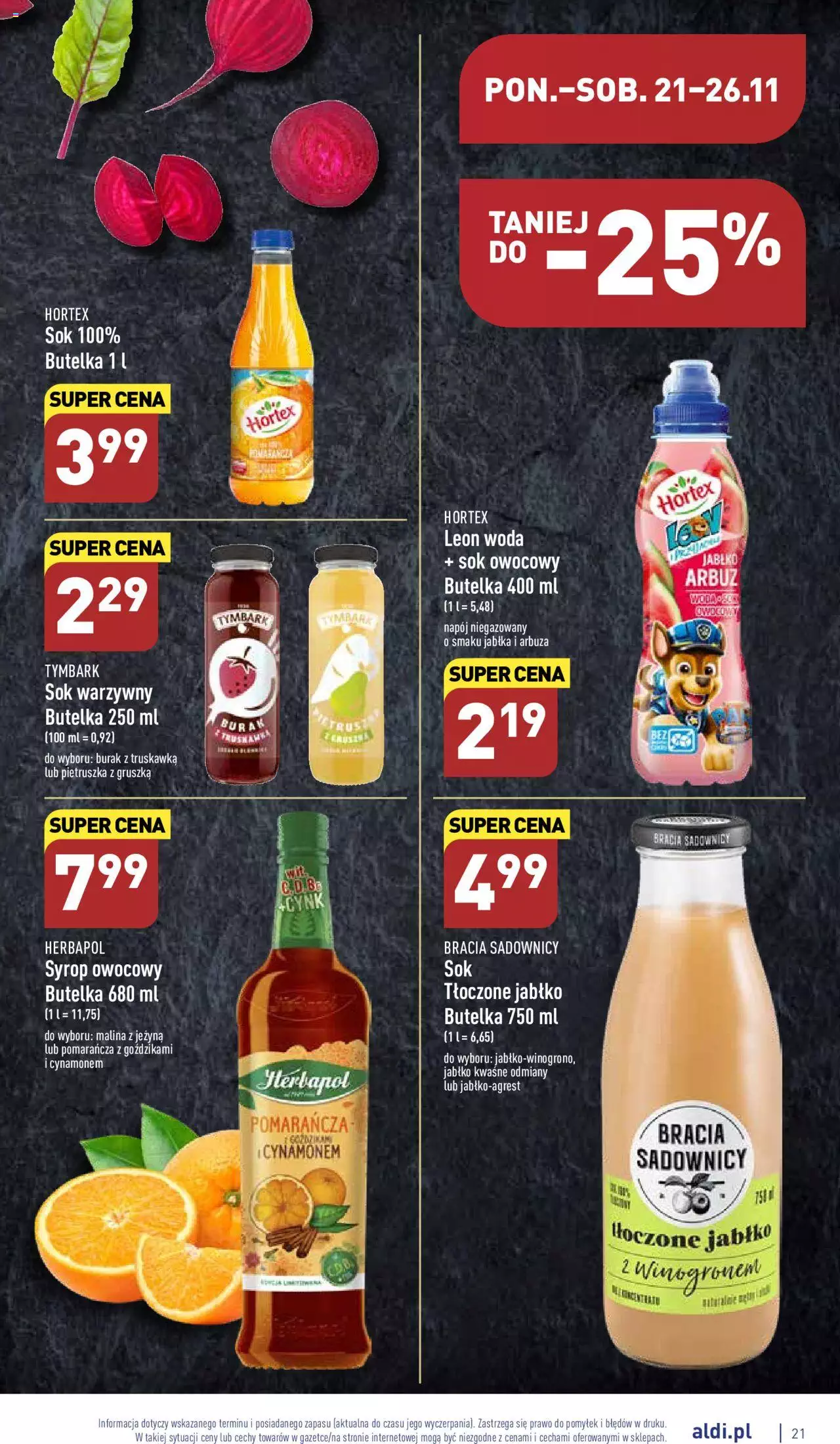 Aldi BLACK FRIDAY Gazetka ważna od 21.11.2022 do 26.11.2022 strona 21