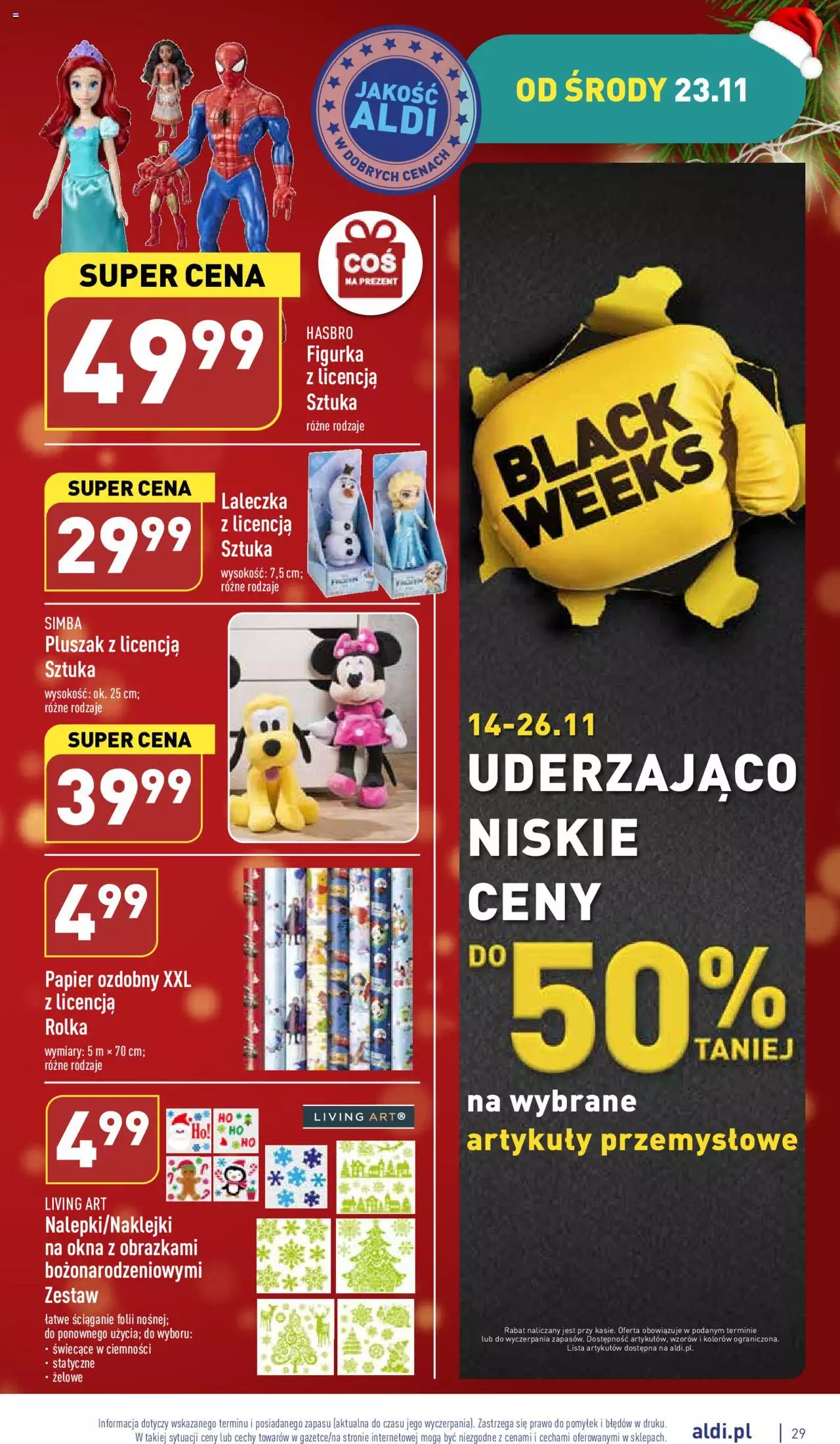 Aldi BLACK FRIDAY Gazetka ważna od 21.11.2022 do 26.11.2022 strona 29