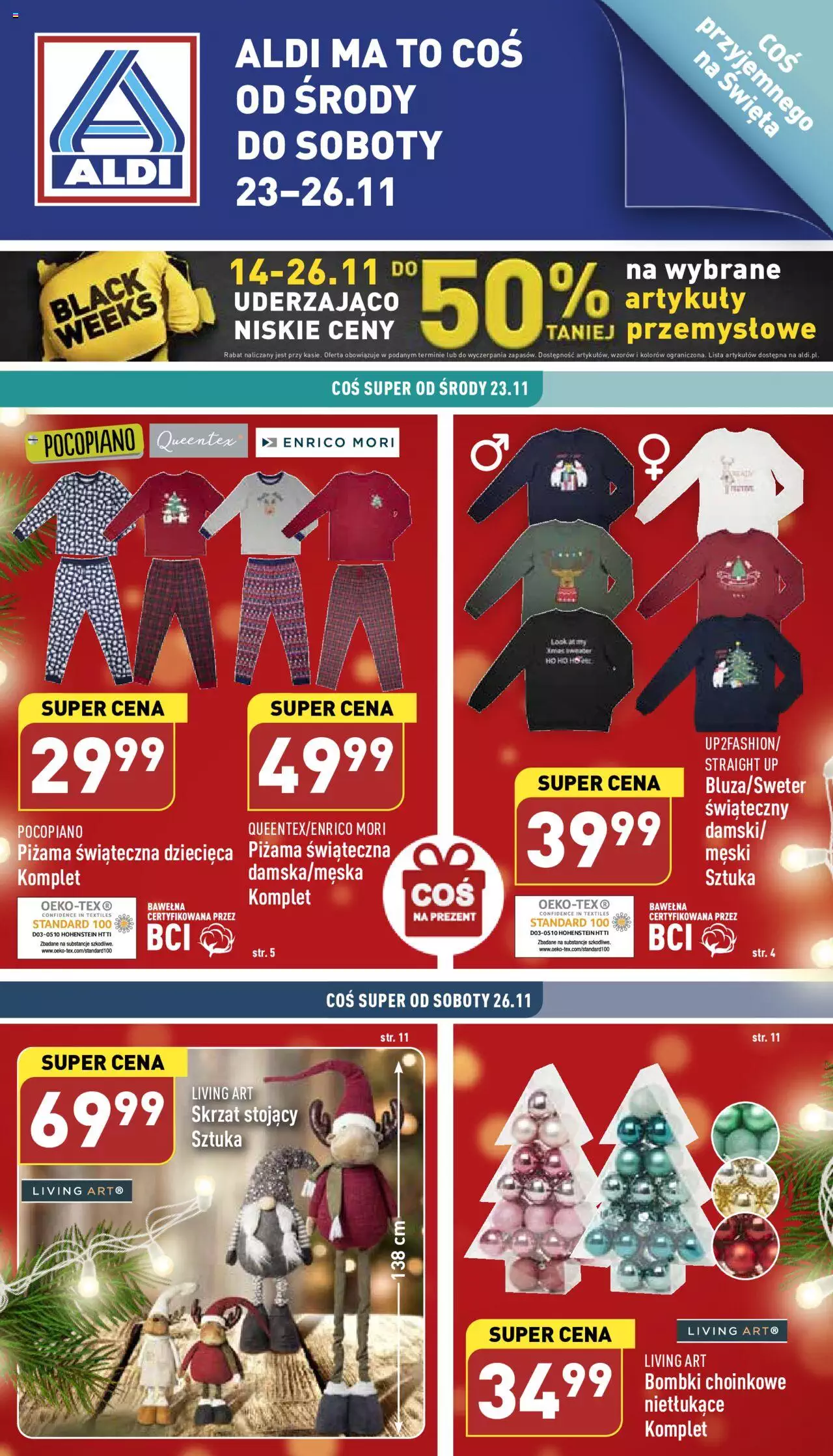 Aldi BLACK FRIDAY  Gazetka ważna od 23.11.2022 do 26.11.2022 strona 1