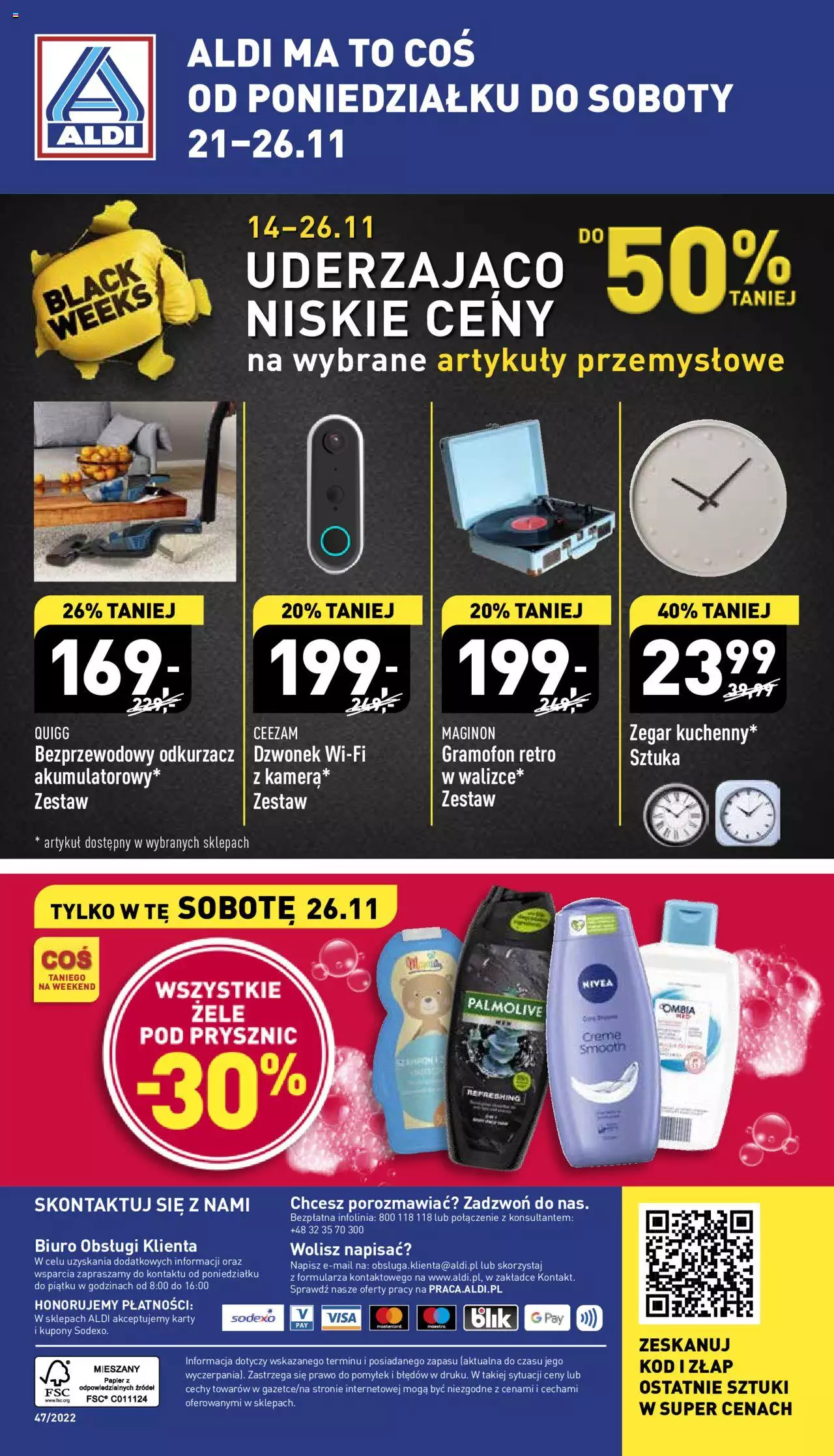 Aldi BLACK FRIDAY  Gazetka ważna od 23.11.2022 do 26.11.2022 strona 14