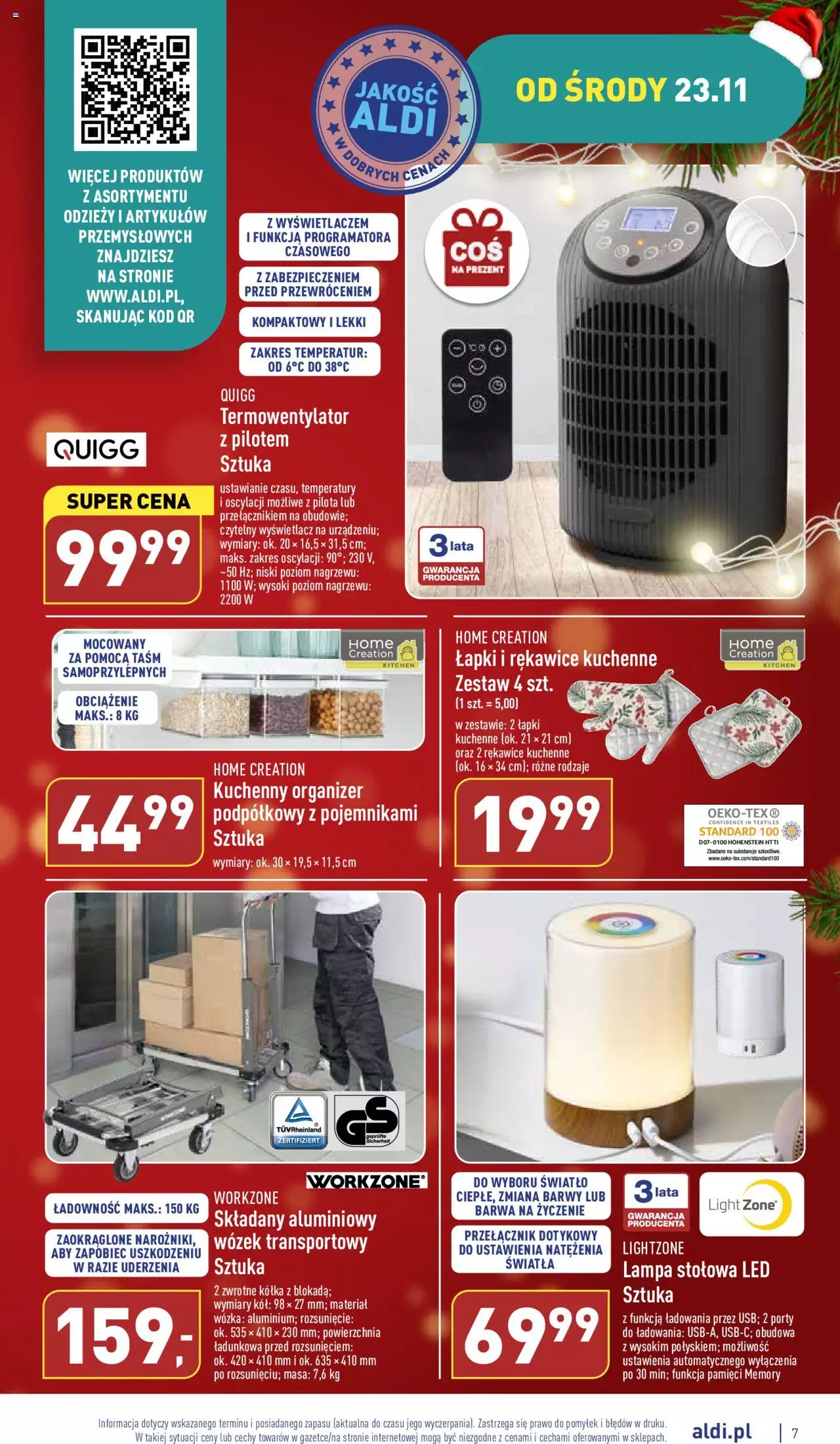 Aldi BLACK FRIDAY  Gazetka ważna od 23.11.2022 do 26.11.2022 strona 7