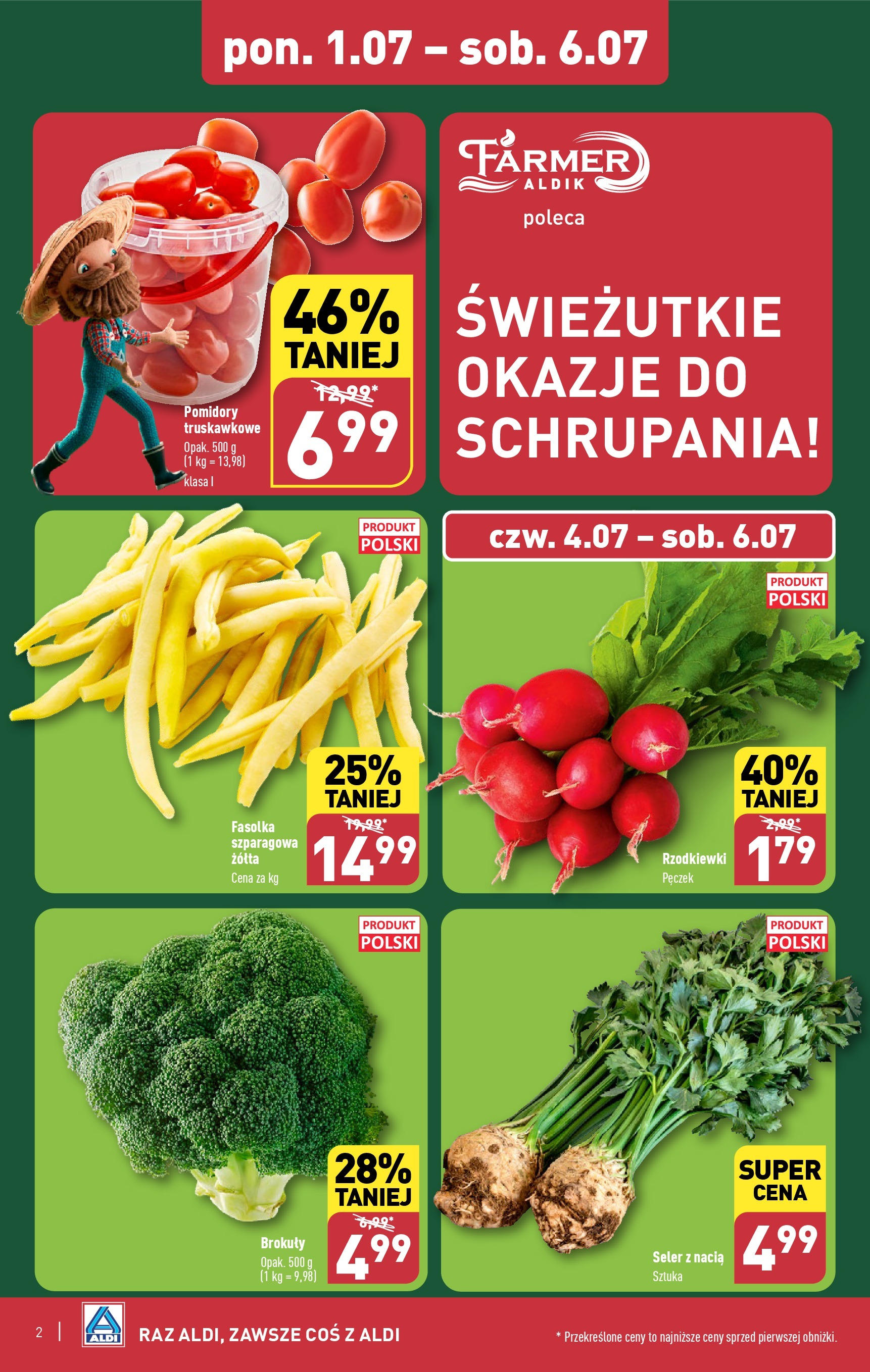 Aldi Farmer Gazetka ważna od 01.07.2024 do 06.07.2024 strona 2
