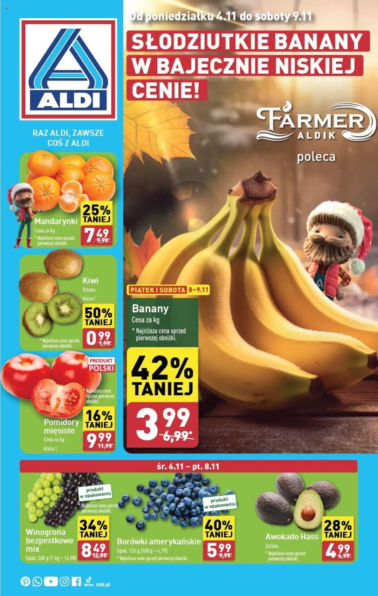 Aldi Farmer Gazetka ważna od 04.11.2024 do 09.11.2024 strona 1