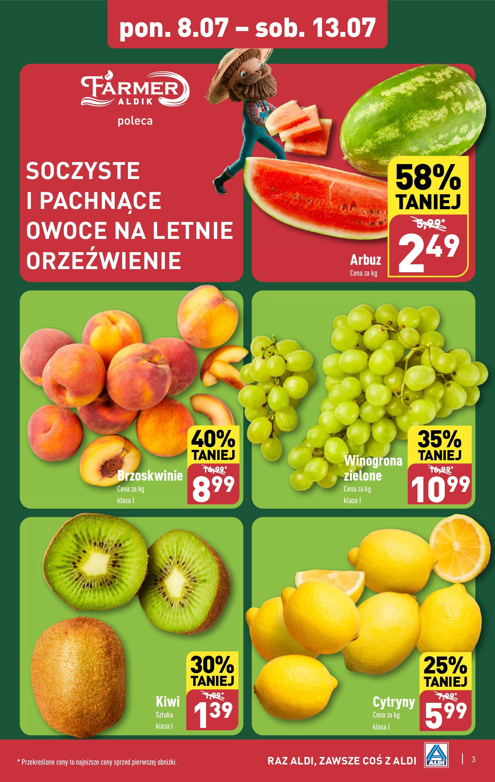 Aldi Farmer Gazetka ważna od 08.07.2024 do 13.07.2024  1 strona 3