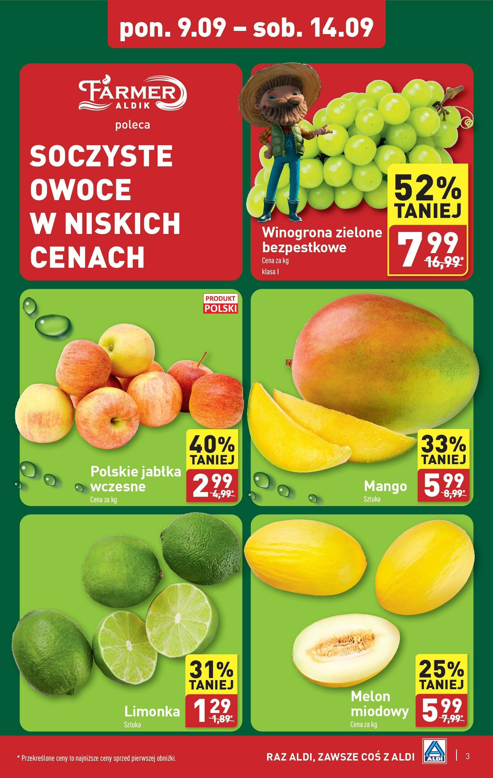 Aldi Farmer Gazetka ważna  od 09.09.2024 do 14.09.2024 strona 3