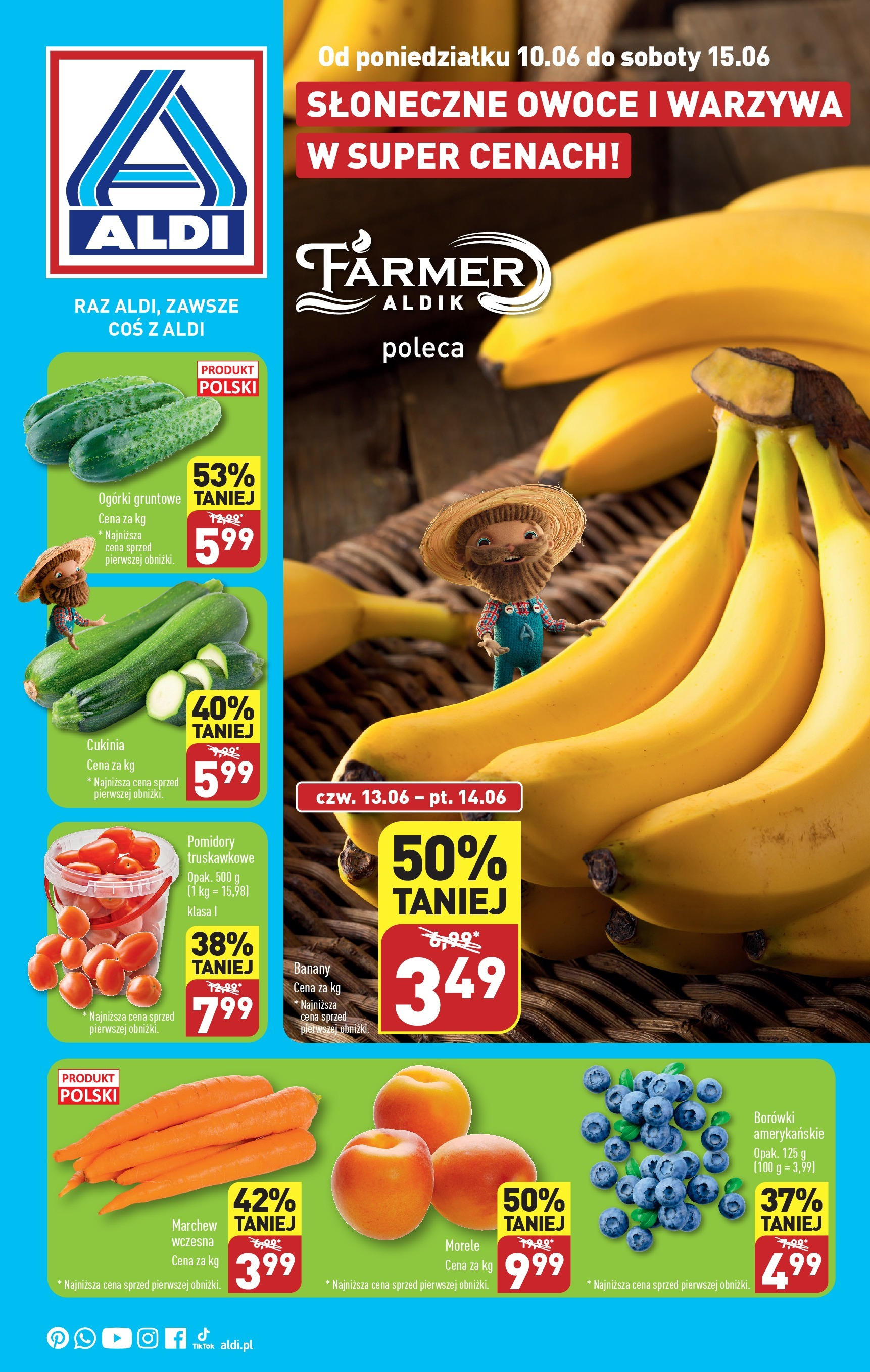 Aldi Farmer Gazetka ważna od 10.06.2024 do 15.06.2024 strona 1