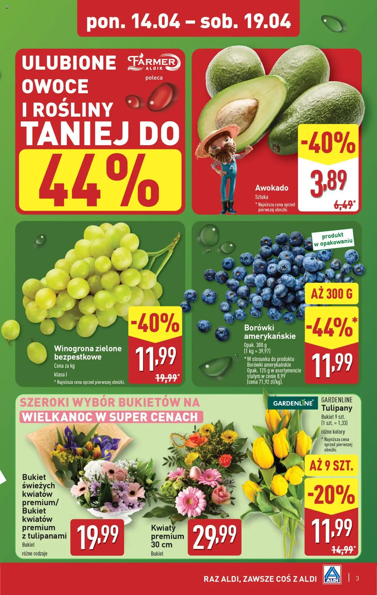 Aldi Farmer Gazetka ważna od 14.04.2025 do  19.04.2025 strona 3