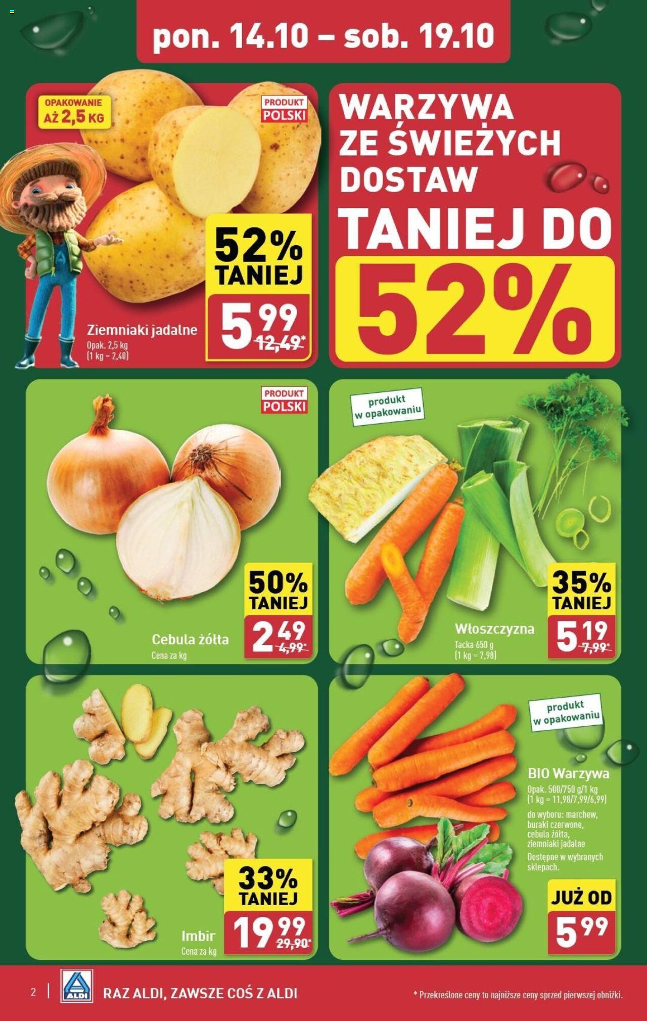 Aldi Farmer Gazetka ważna od 14.10.2024 do 19.10.2024 strona 2