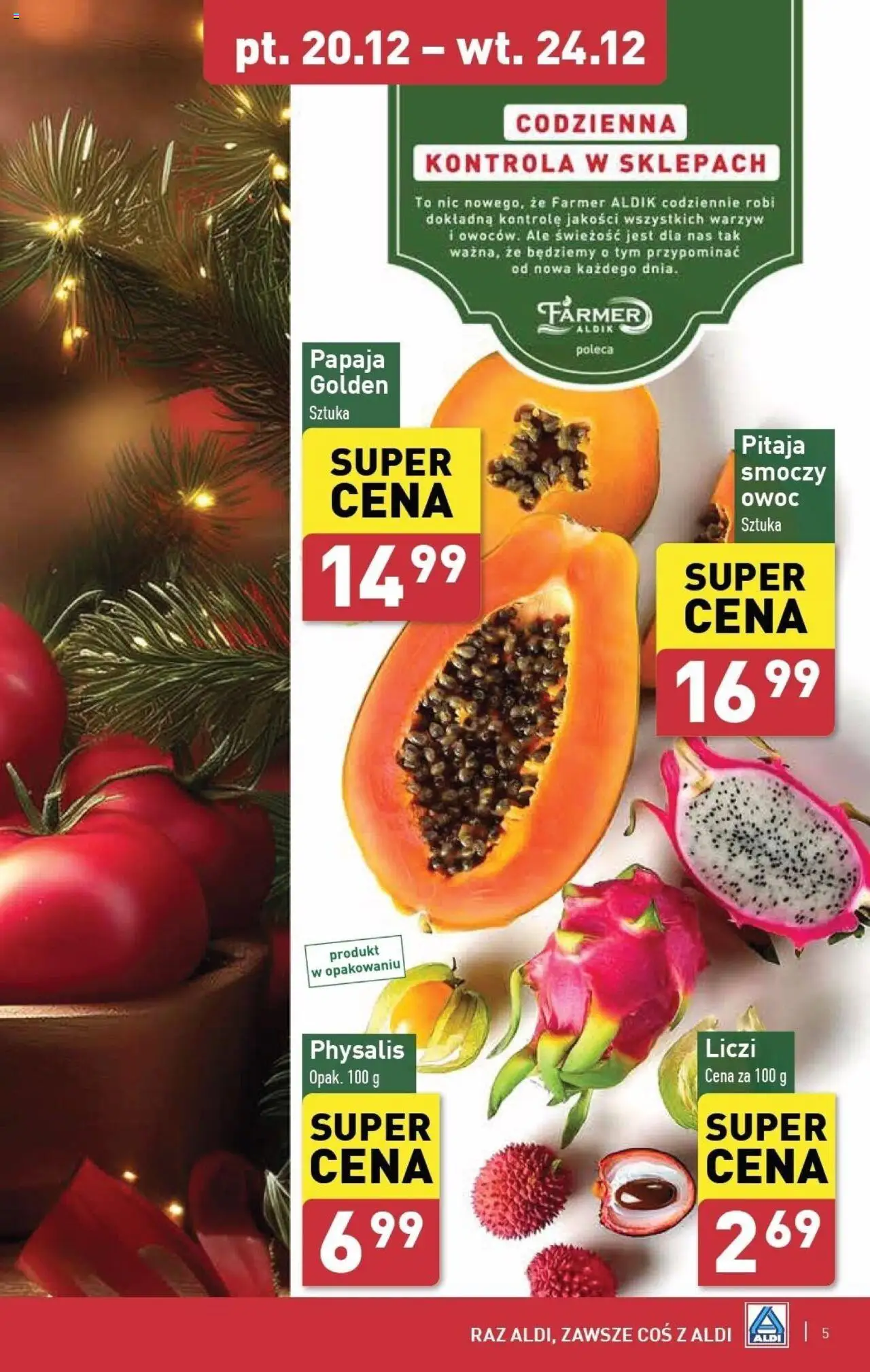 Aldi Farmer gazetka ważna od 16.12.2024 do 24.12.2024 strona 5