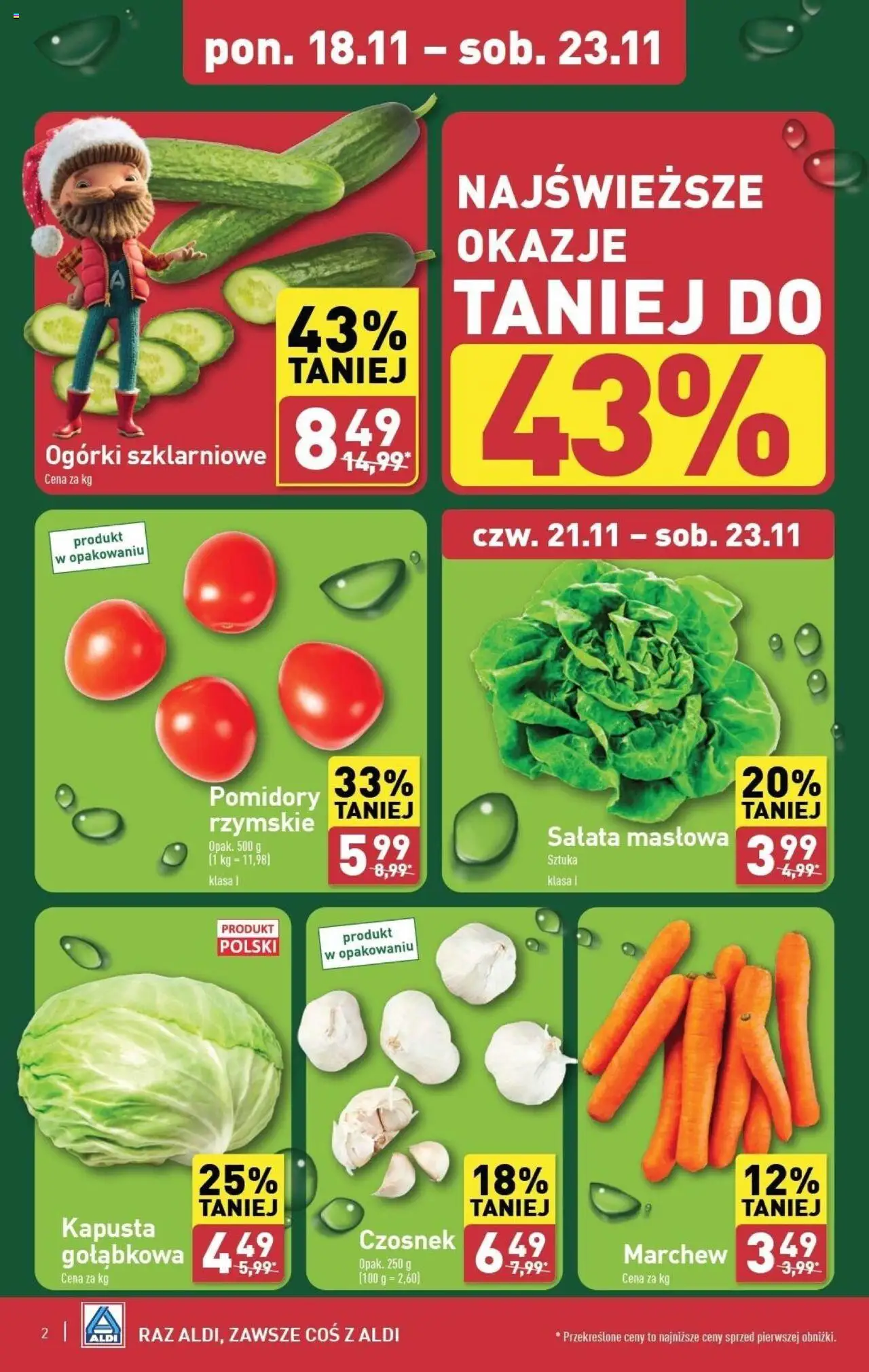 Aldi Farmer Gazetka ważna od 18.11.2024 do 23.11.2024 strona 2