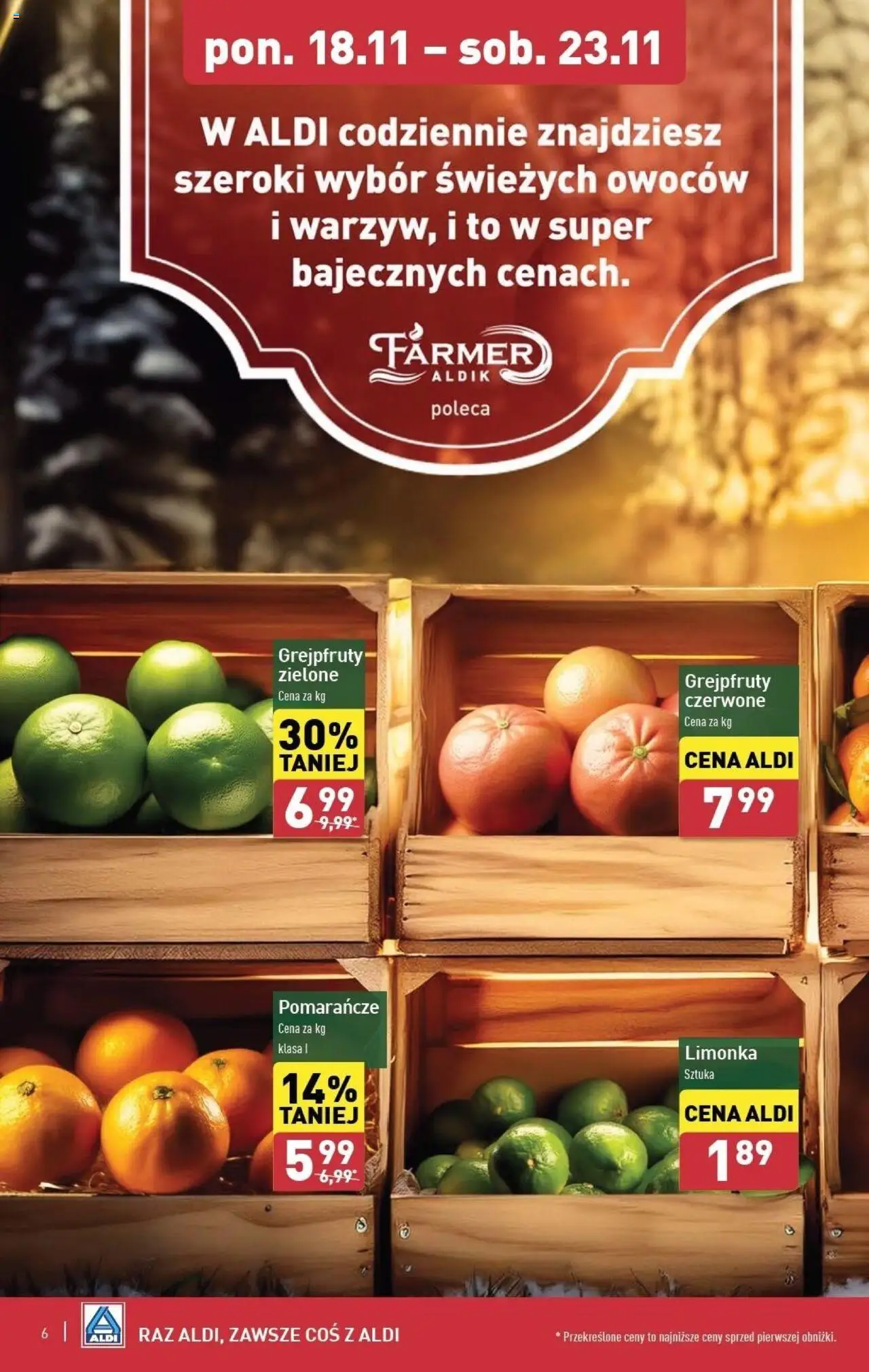 Aldi Farmer Gazetka ważna od 18.11.2024 do 23.11.2024 strona 6