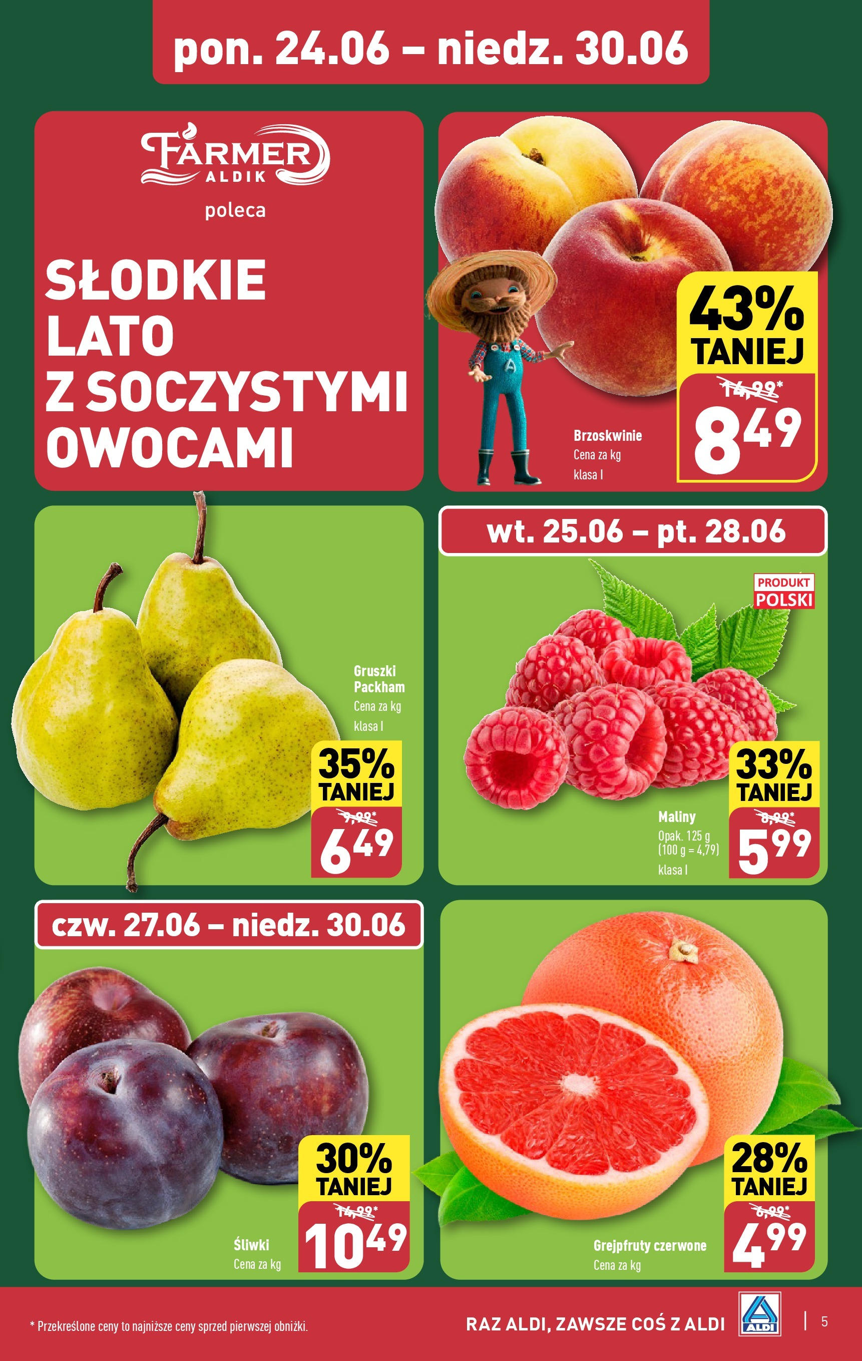 Aldi Farmer Gazetka ważna od 24.06.2024 do 30.06.2024 strona 5