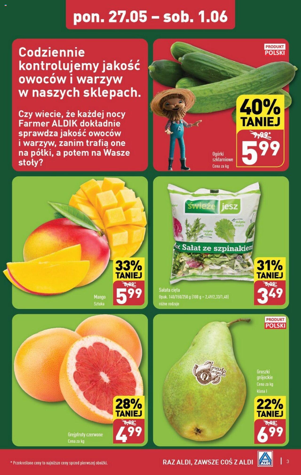 Aldi Farmer Gazetka ważna od 27.05.2024 do 01.06.2024 strona 3