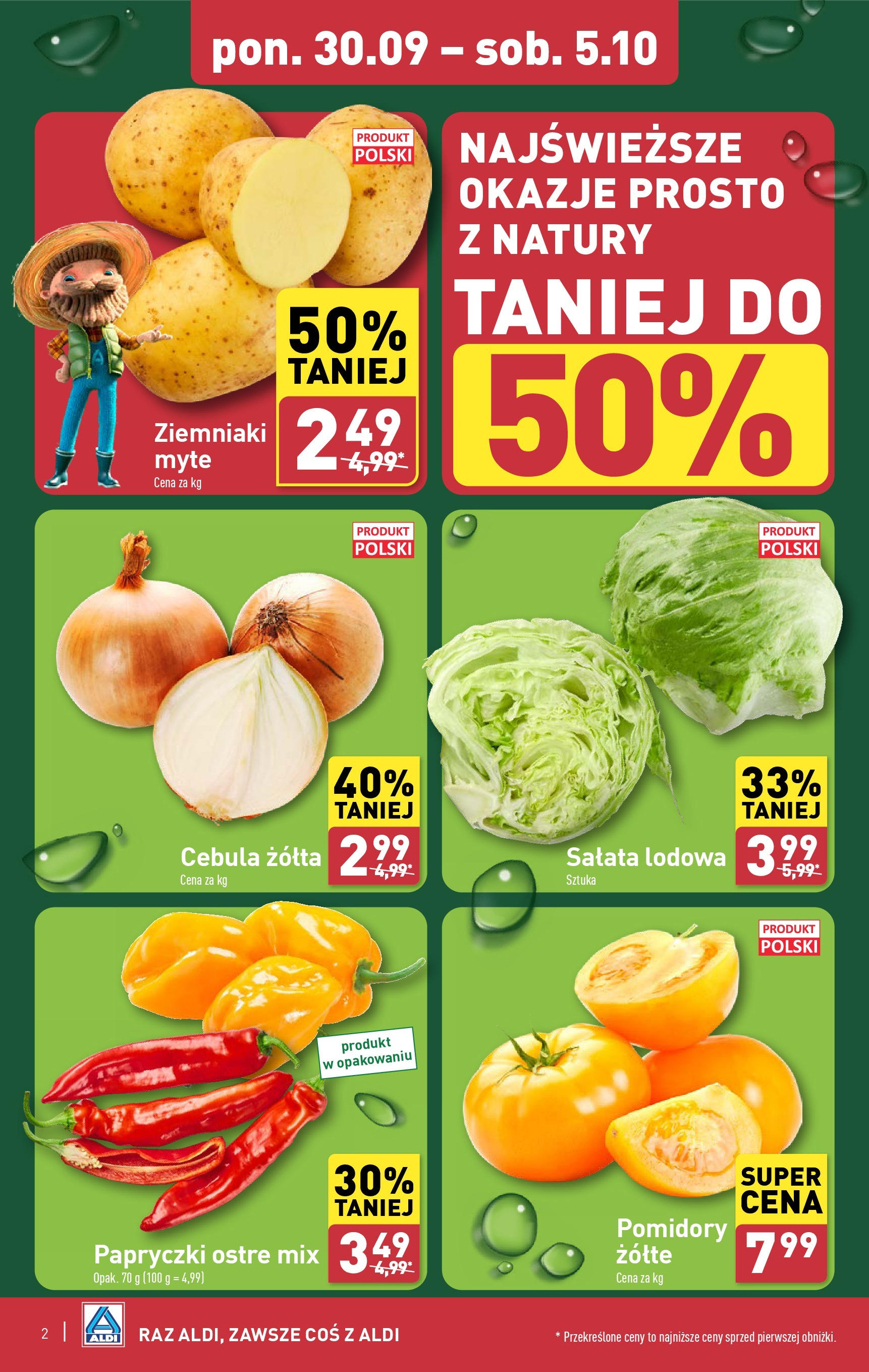 Aldi Farmer Gazetka ważna od 30.09.2024 do 05.10.2024 strona 2