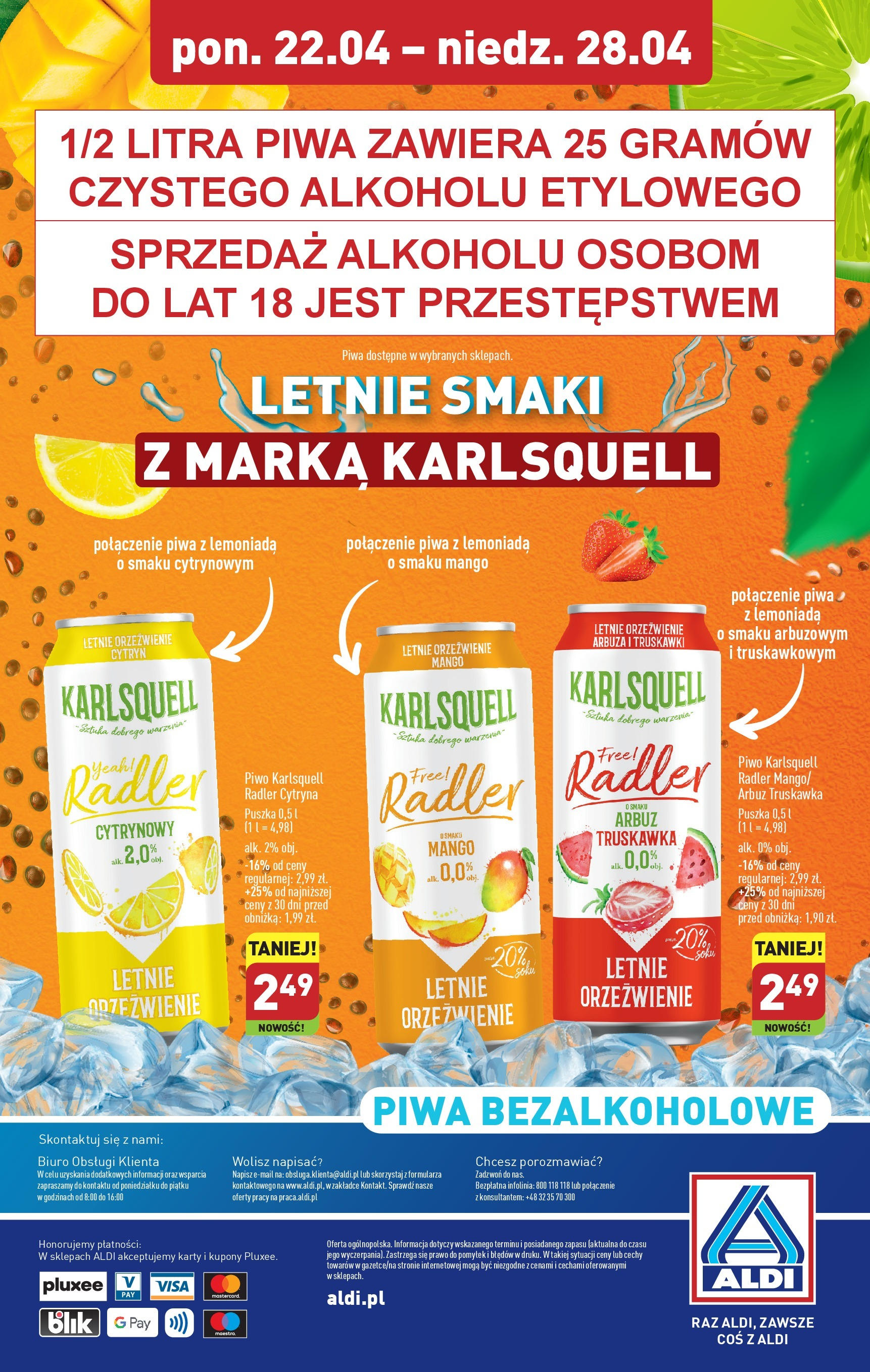 Aldi Festiwal piwa w super cenach Gazetka ważna od 22.04.2024 do 28.04.2024 strona 6