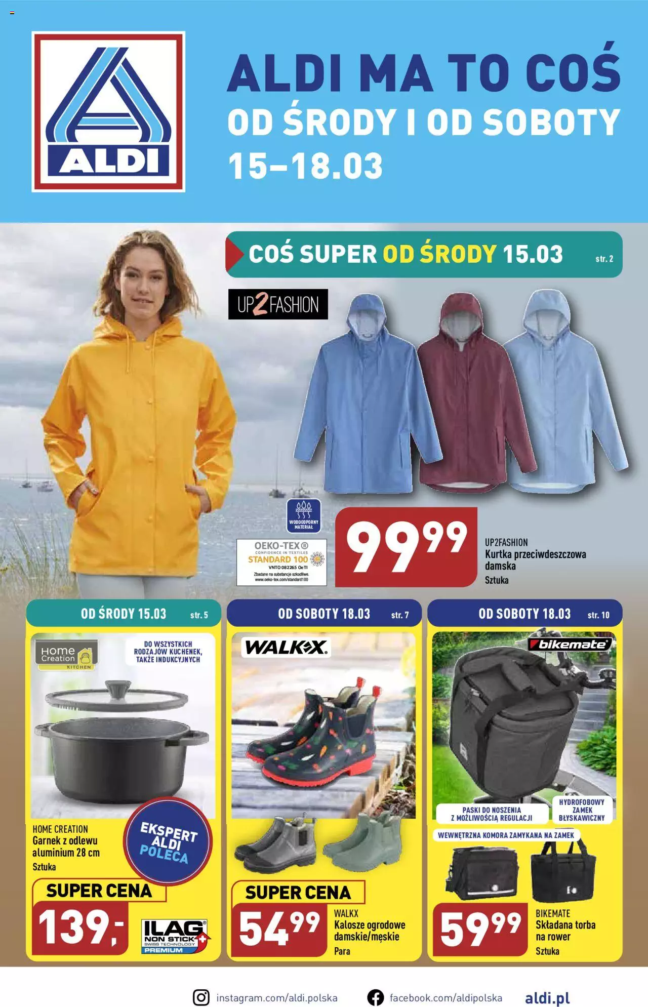 Aldi Gazetka Hity od Środy i od Soboty ważna od 15.03.2023 do 18.03.2023 strona 1