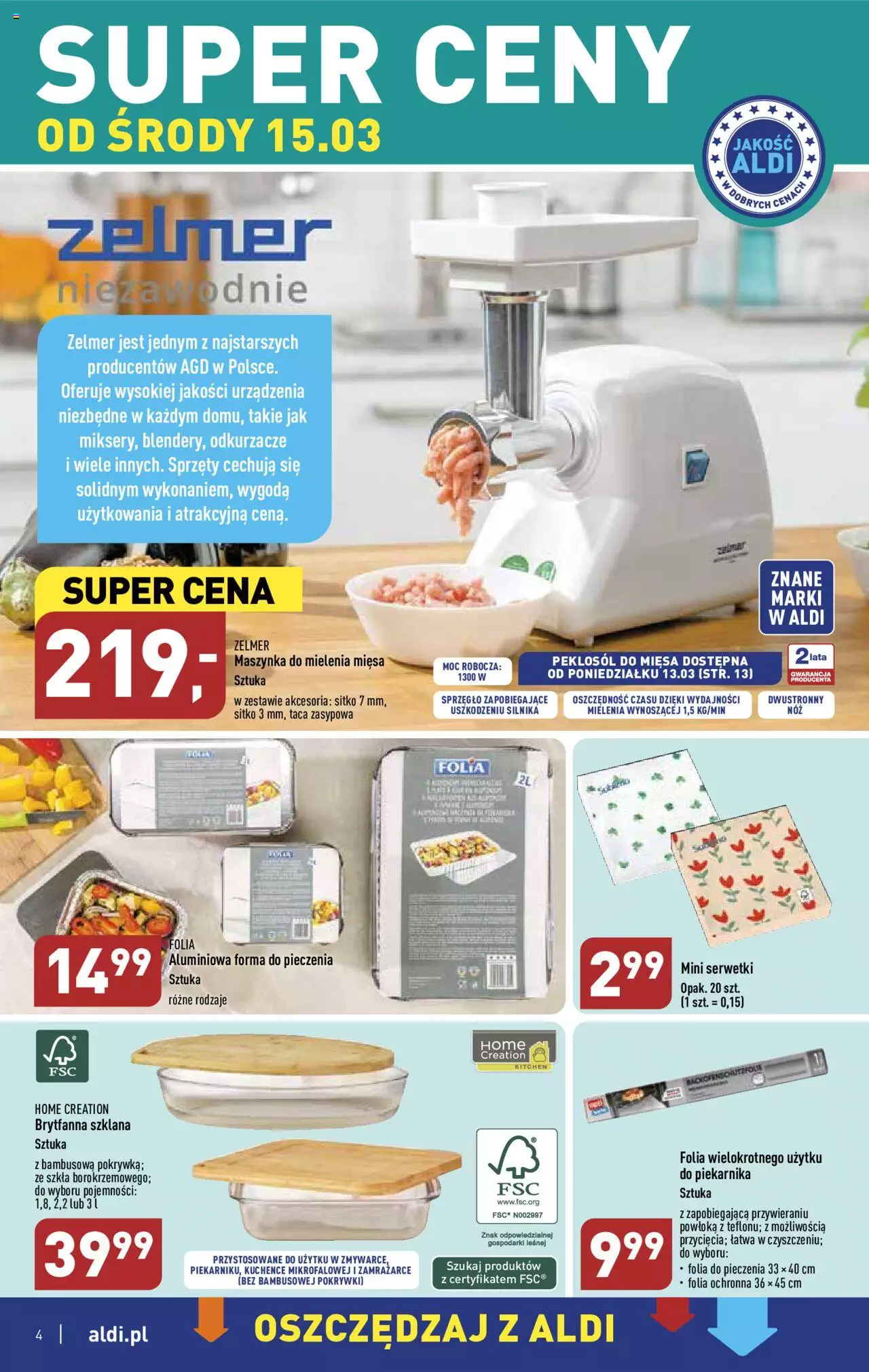 Aldi Gazetka Hity od Środy i od Soboty ważna od 15.03.2023 do 18.03.2023 strona 4