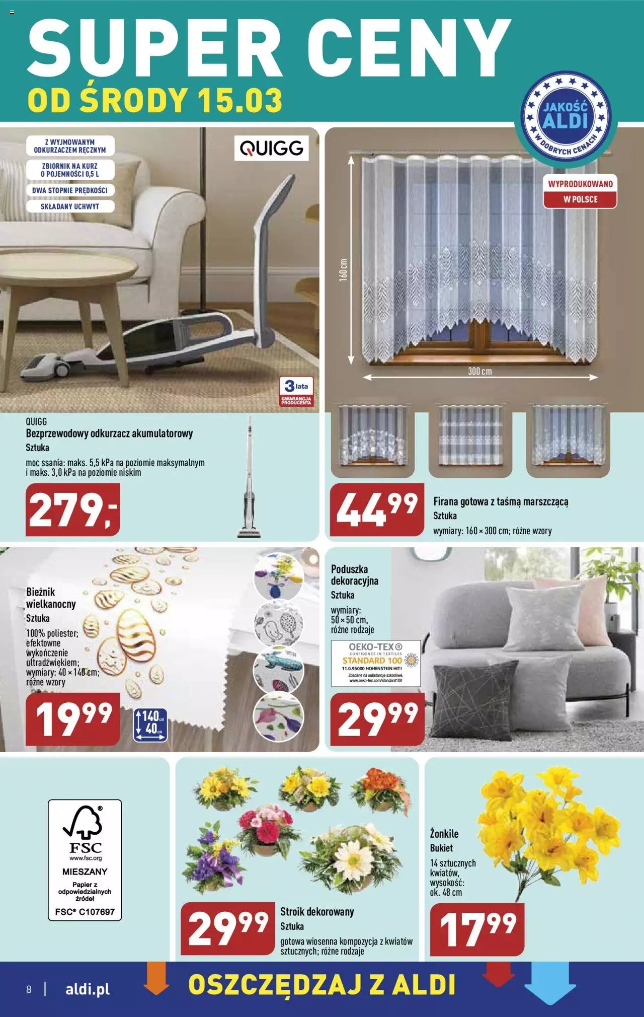 Aldi Gazetka Hity od Środy i od Soboty ważna od 15.03.2023 do 18.03.2023 strona 8