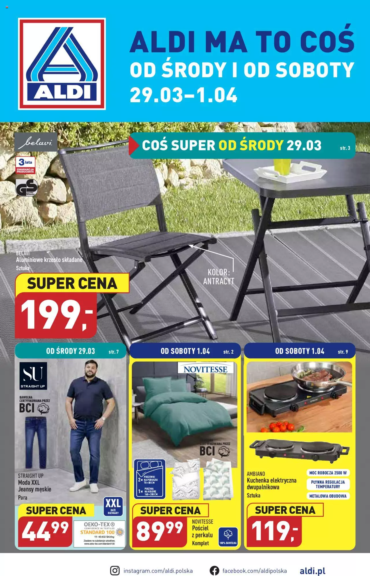Aldi Gazetka Hity od Środy i od Soboty ważna  od 29.03.2023 do 01.04.2023 strona 1