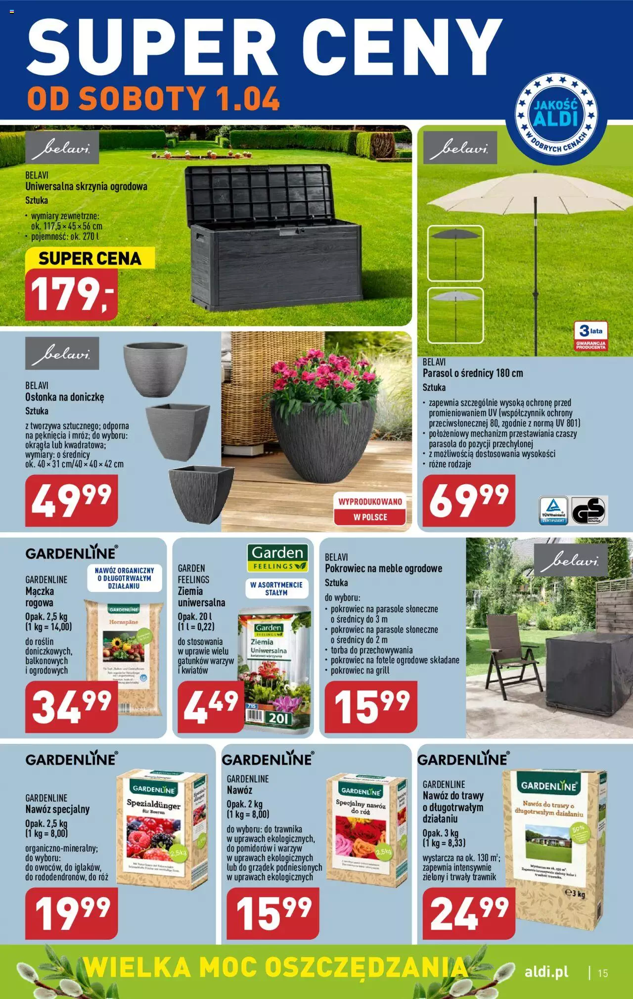 Aldi Gazetka Hity od Środy i od Soboty ważna  od 29.03.2023 do 01.04.2023 strona 15