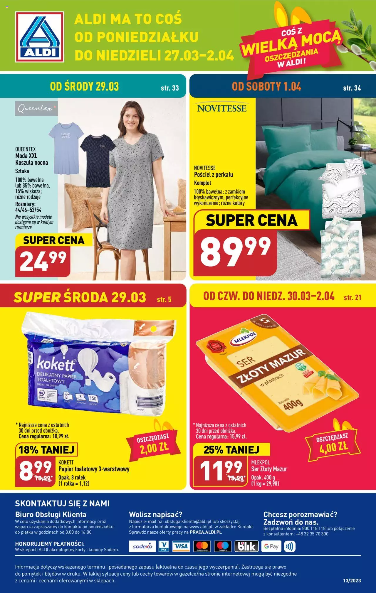 Aldi Gazetka Hity od Środy i od Soboty ważna  od 29.03.2023 do 01.04.2023 strona 18