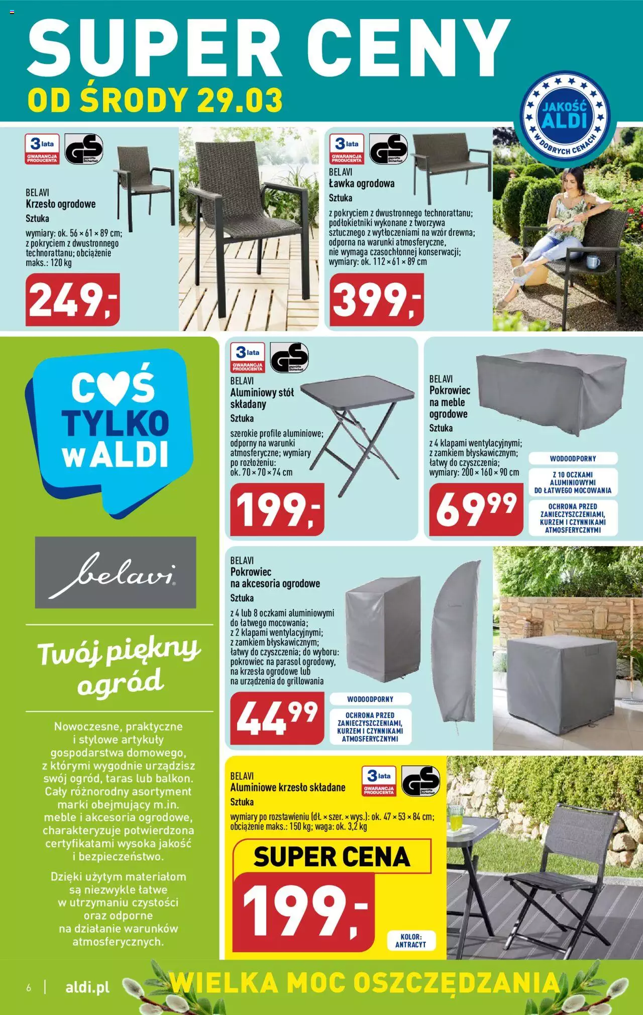 Aldi Gazetka Hity od Środy i od Soboty ważna  od 29.03.2023 do 01.04.2023 strona 6