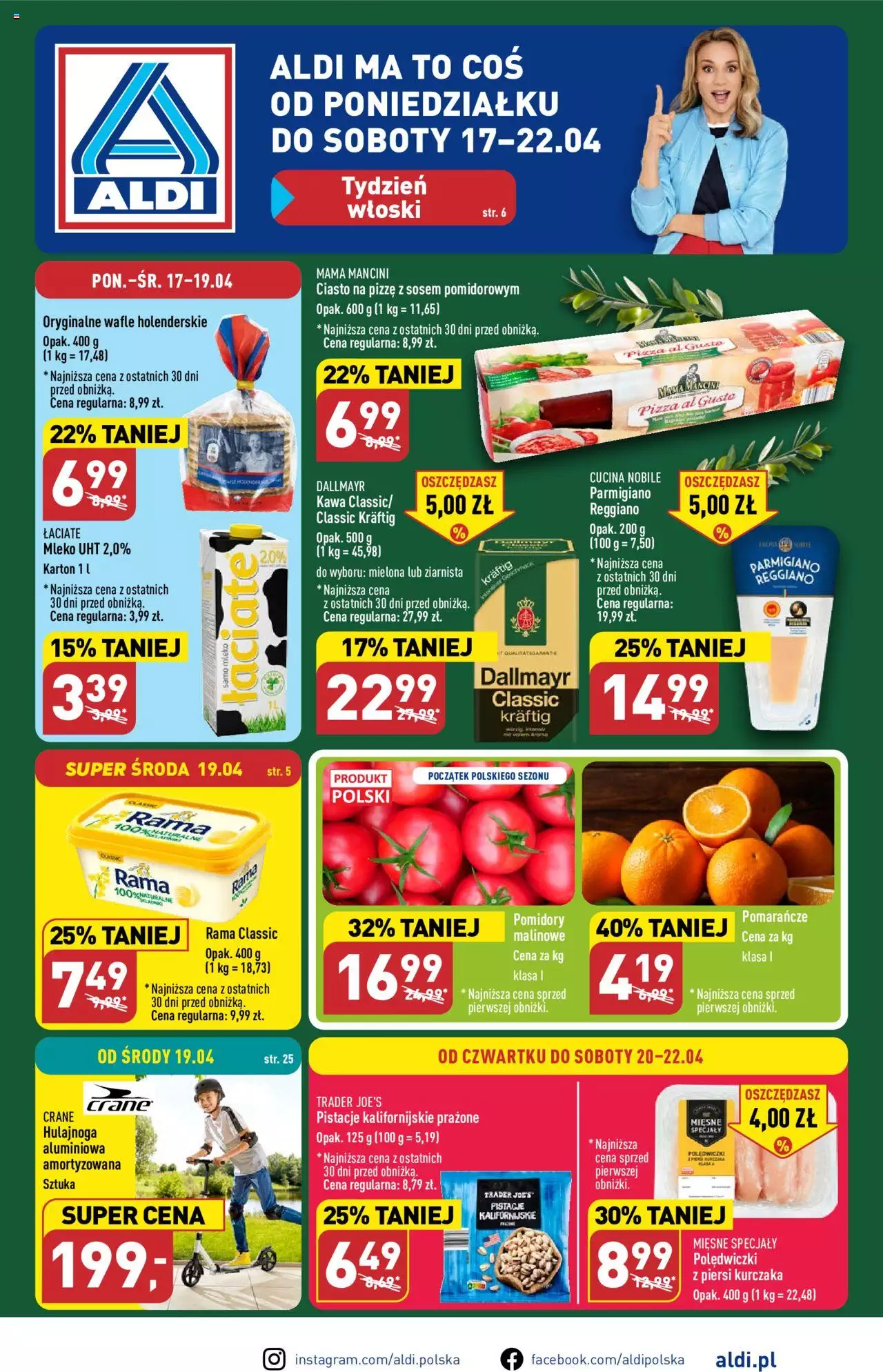 Aldi Gazetka  od 17.04.2023 do 22.04.2023 strona 1