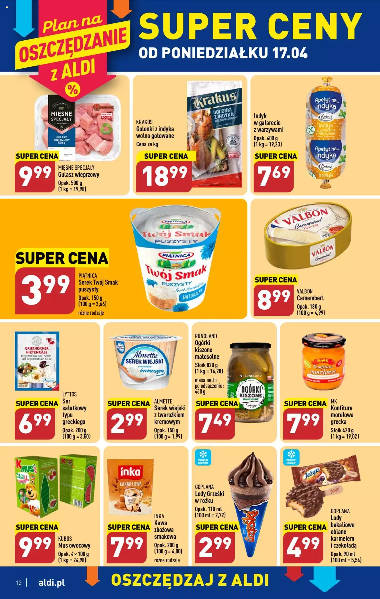 Aldi Gazetka  od 17.04.2023 do 22.04.2023 strona 12